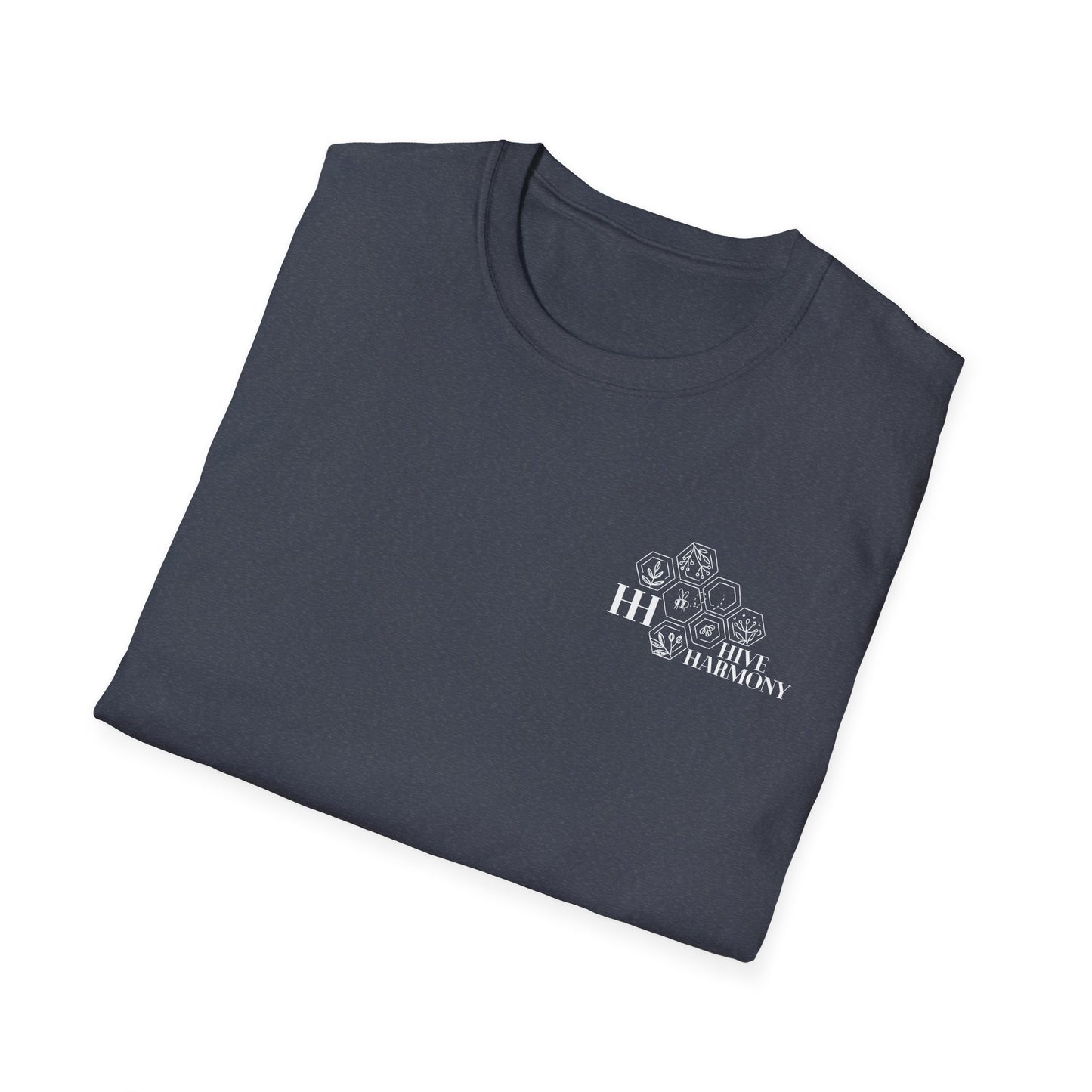 Heritage Home Floral Crest T-Shirt — Minimal Vintage Logo Tee
