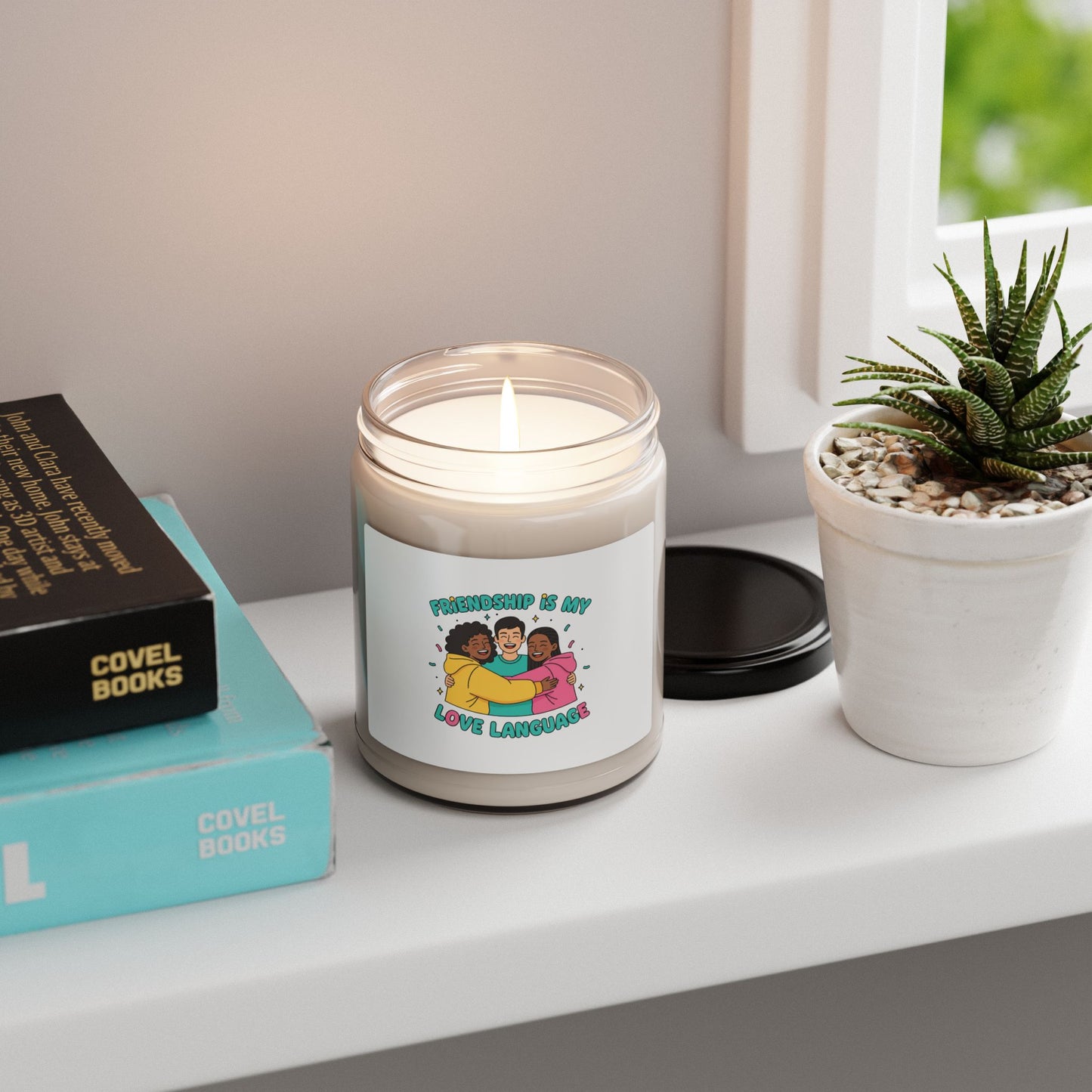 Friendship Is My Love Language Candle | Soy 9oz, Platonic Love Keepsake