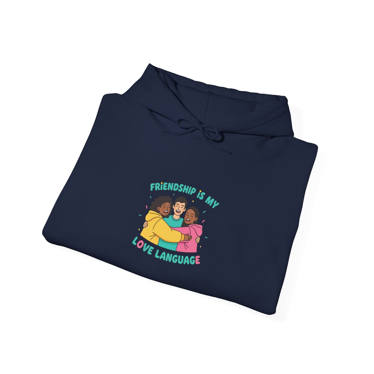 Platonic Love Hug Hoodie | Friendship-First, BFF Sweatshirt