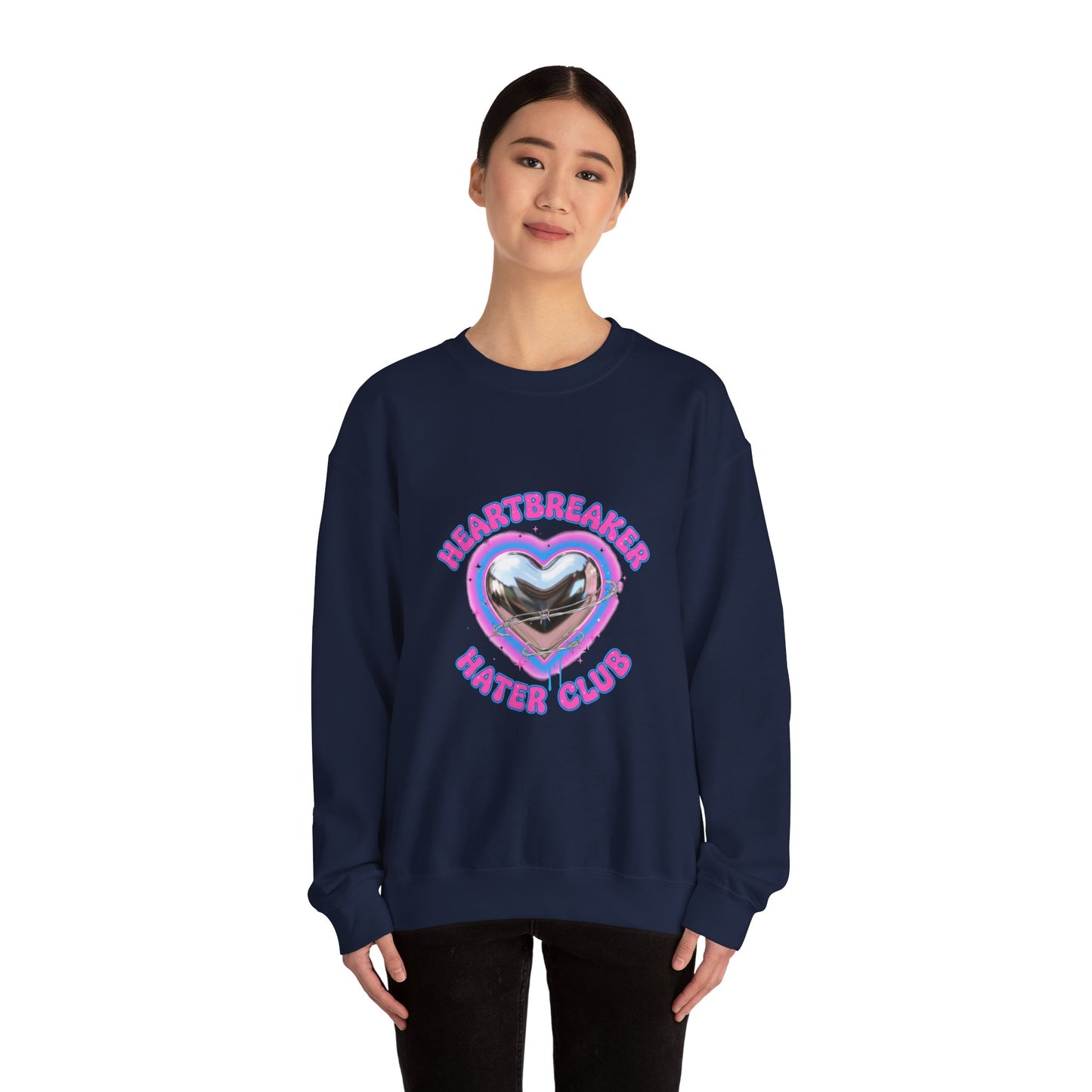 Neon Cherub Heartbreaker Hater Club Sweatshirt | airbrush shirt, Y2K graffiti