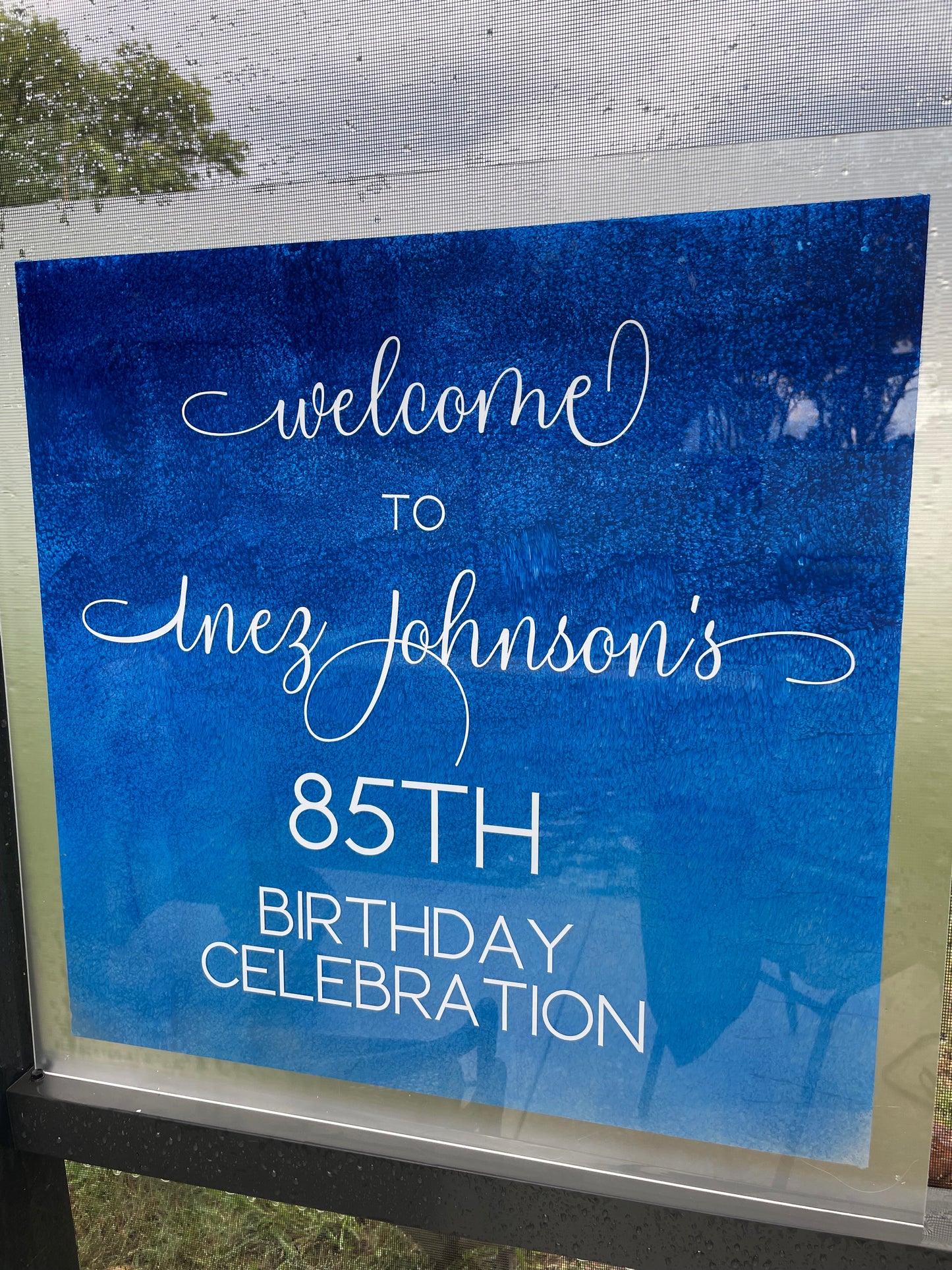 Event Welcome Sign