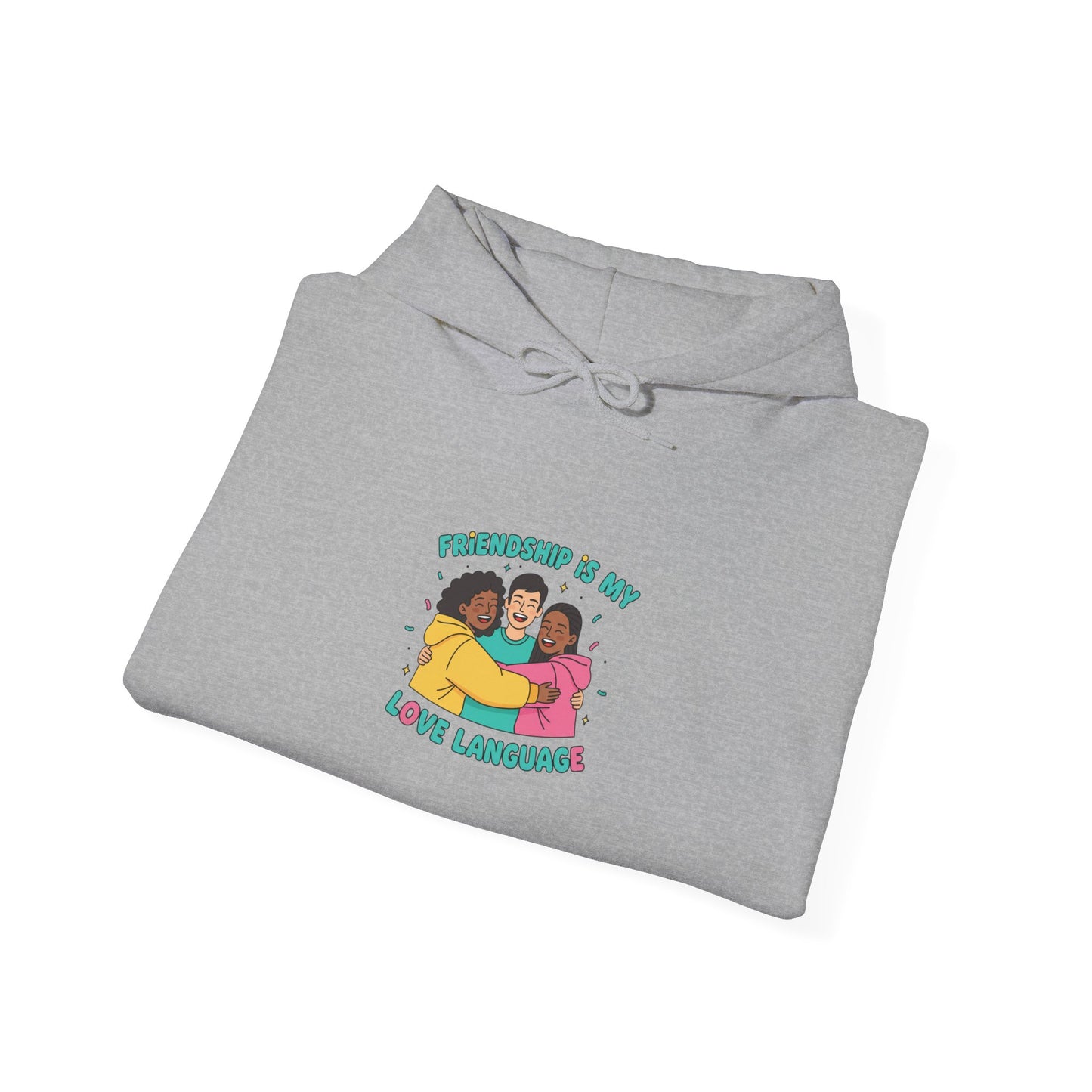 Platonic Love Hug Hoodie | Friendship-First, BFF Sweatshirt