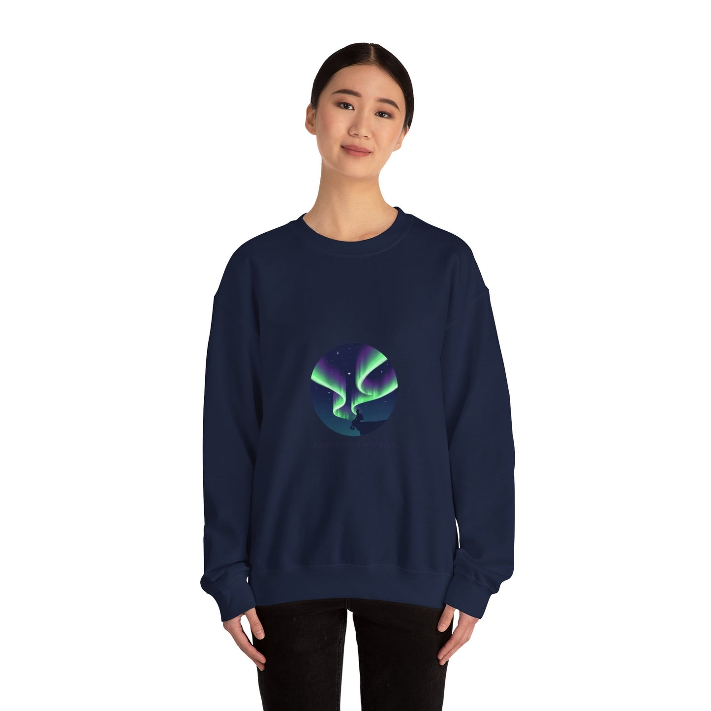 Aurora Chasing Daydreams Sweatshirt | northern lights, aurora art