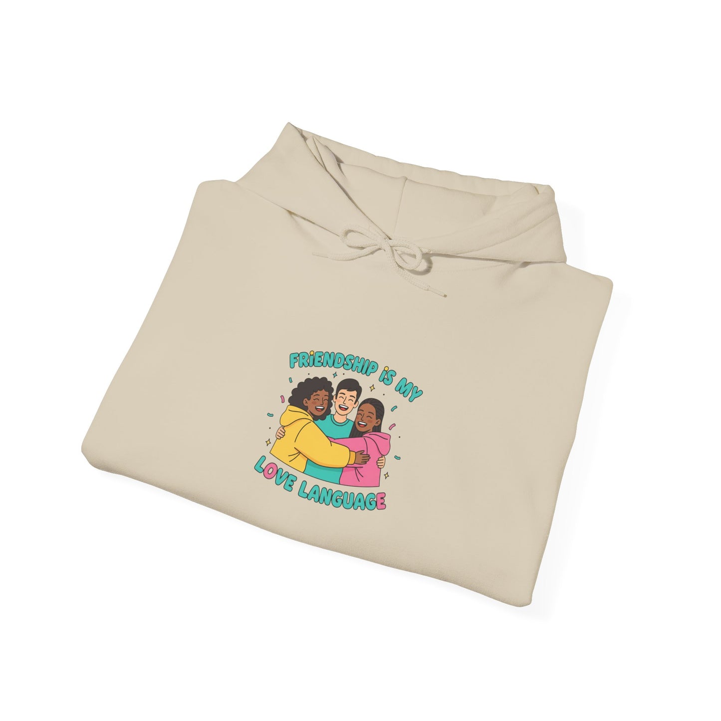 Platonic Love Hug Hoodie | Friendship-First, BFF Sweatshirt