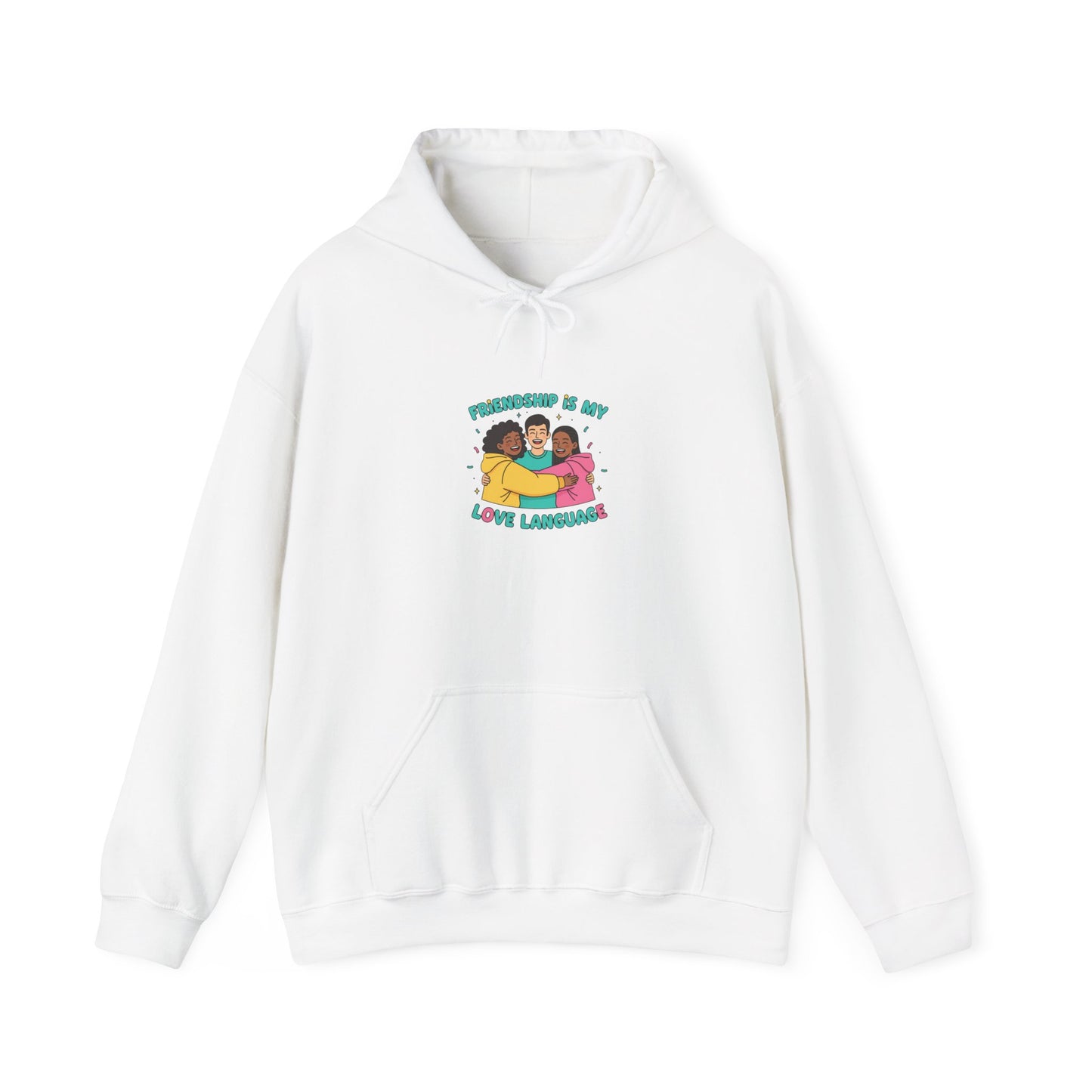 Platonic Love Hug Hoodie | Friendship-First, BFF Sweatshirt