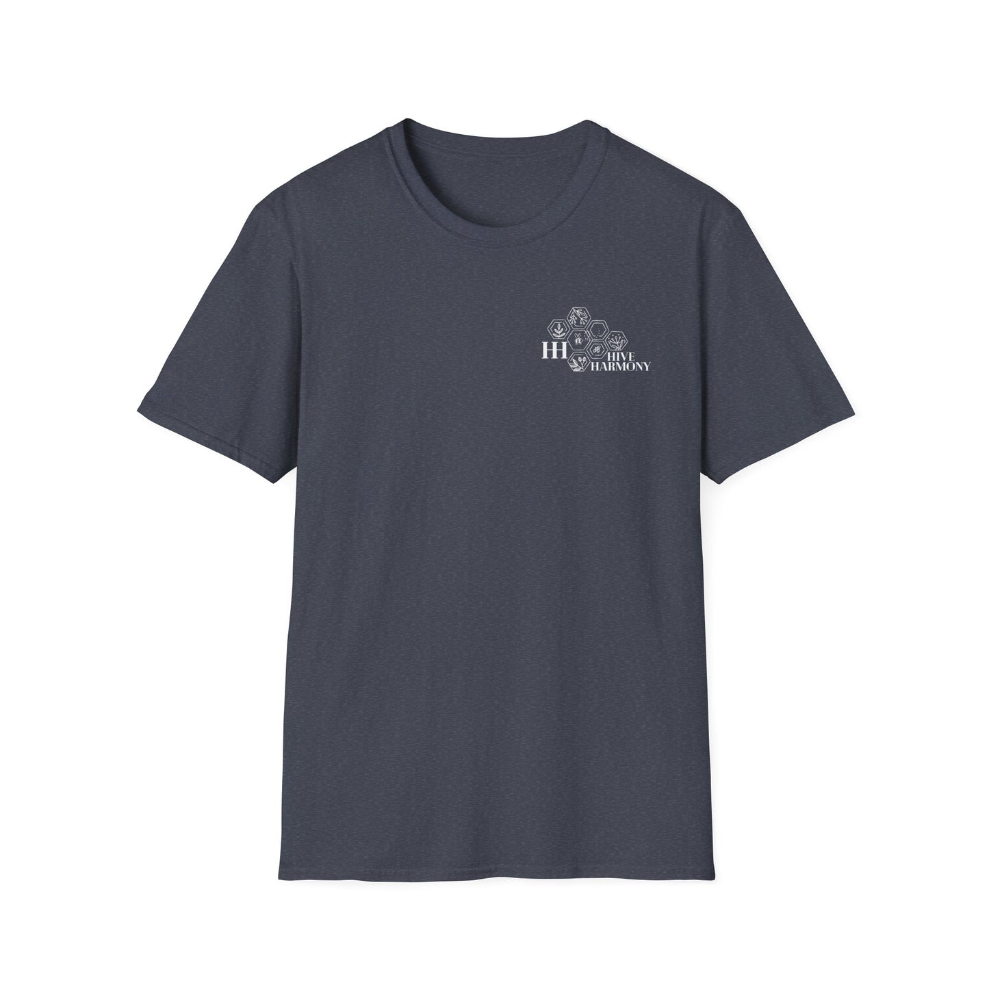 Heritage Home Floral Crest T-Shirt — Minimal Vintage Logo Tee