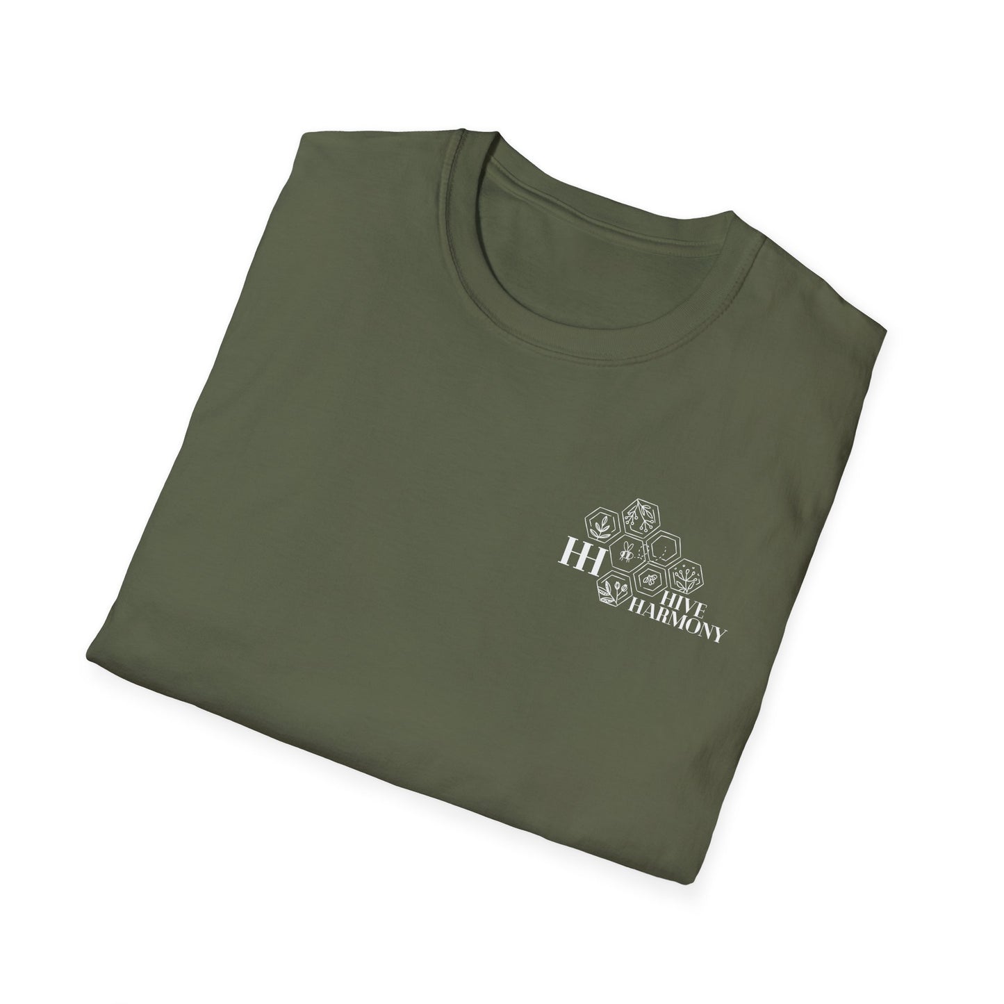 Heritage Home Floral Crest T-Shirt — Minimal Vintage Logo Tee