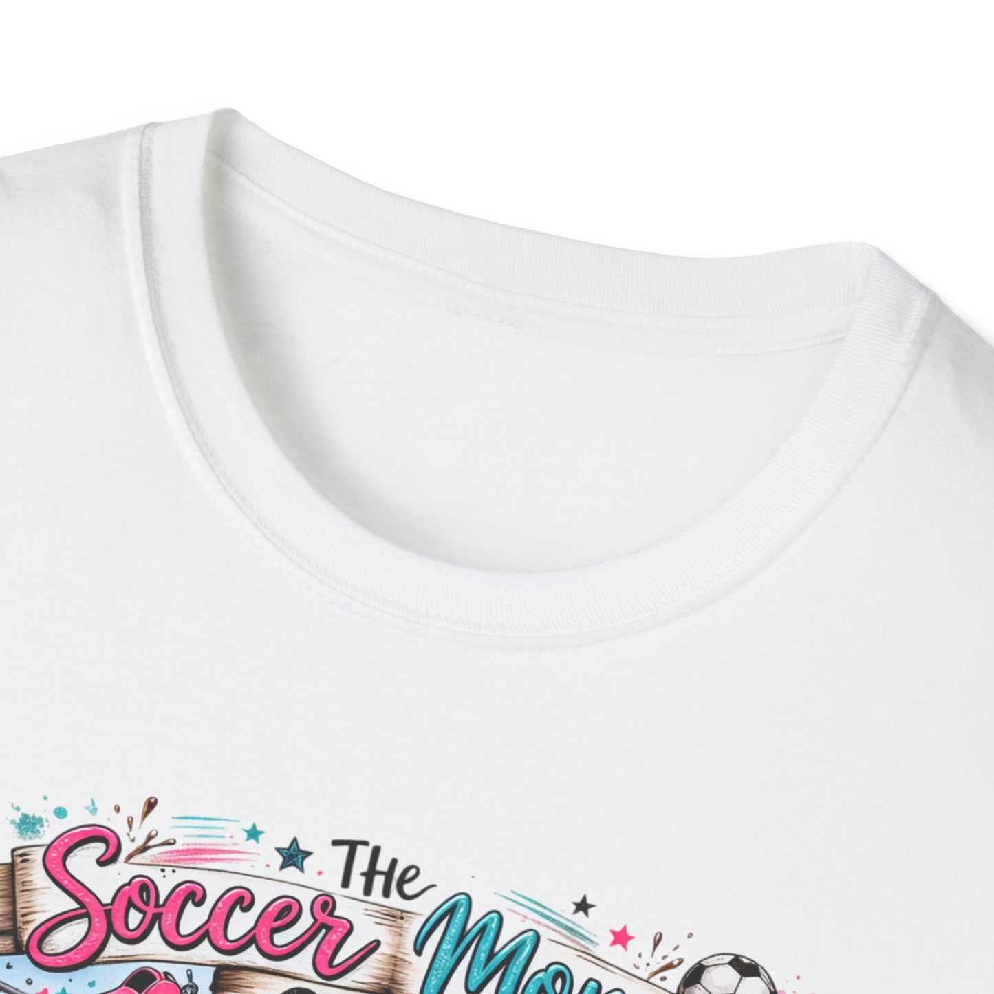Soccer Mom Chaos Caffeine Cheering T-Shirt