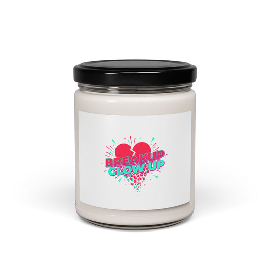 Breakup Glow-Up Soy Candle, self upgrade, recharging single era