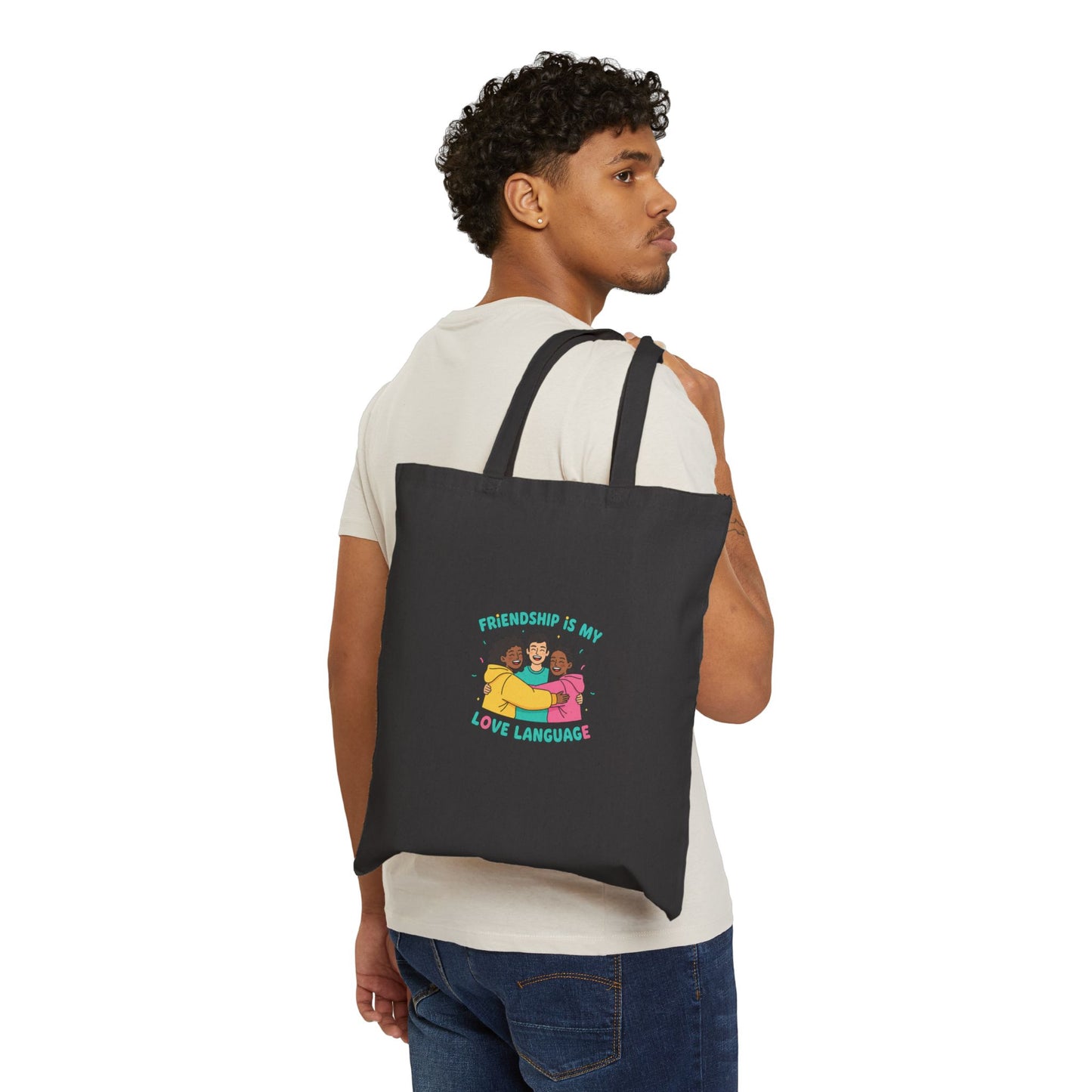 Friendship Is My Love Language Tote | platonic love, friendship gifts