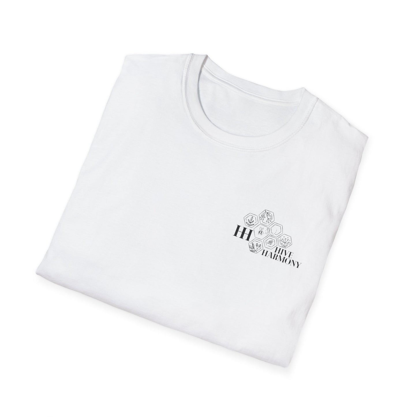 Heritage Home Floral Crest T-Shirt — Minimal Vintage Logo Tee