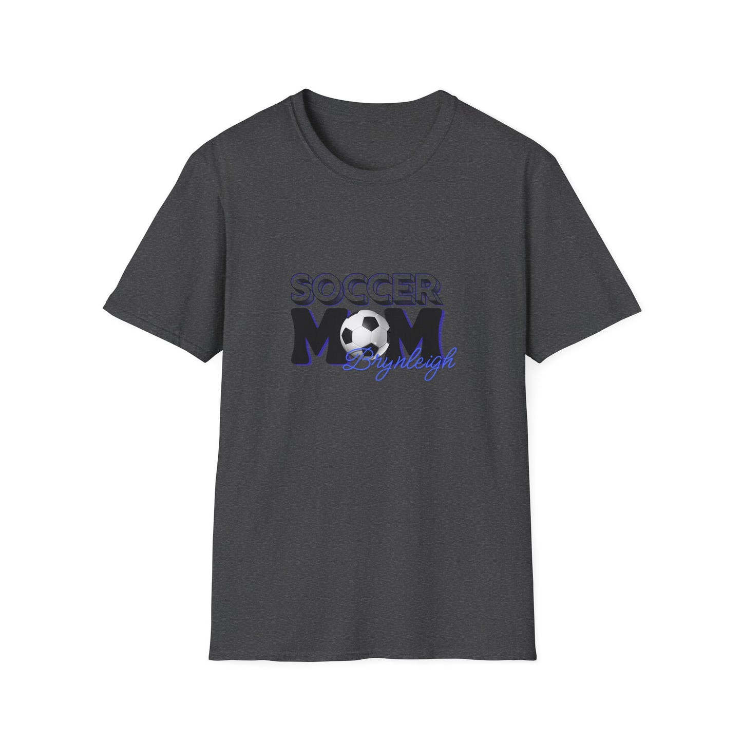 Soccer Mom T-Shirt — "Soccer Mom" Graphic Tee with Soccer Ball