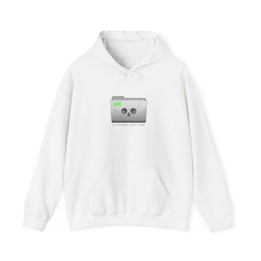 Tax Season Skull Ledger Hoodie | tax meme, IRS humor