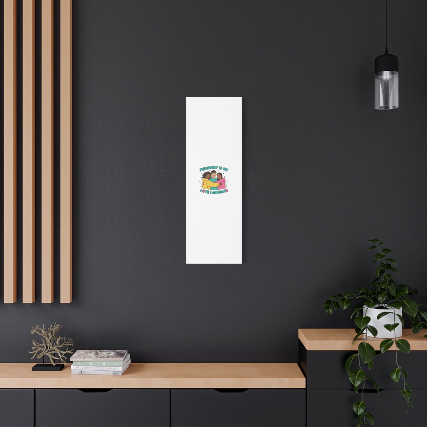 Friendship Is My Love Language Canvas | Platonic Love, Bestie Art