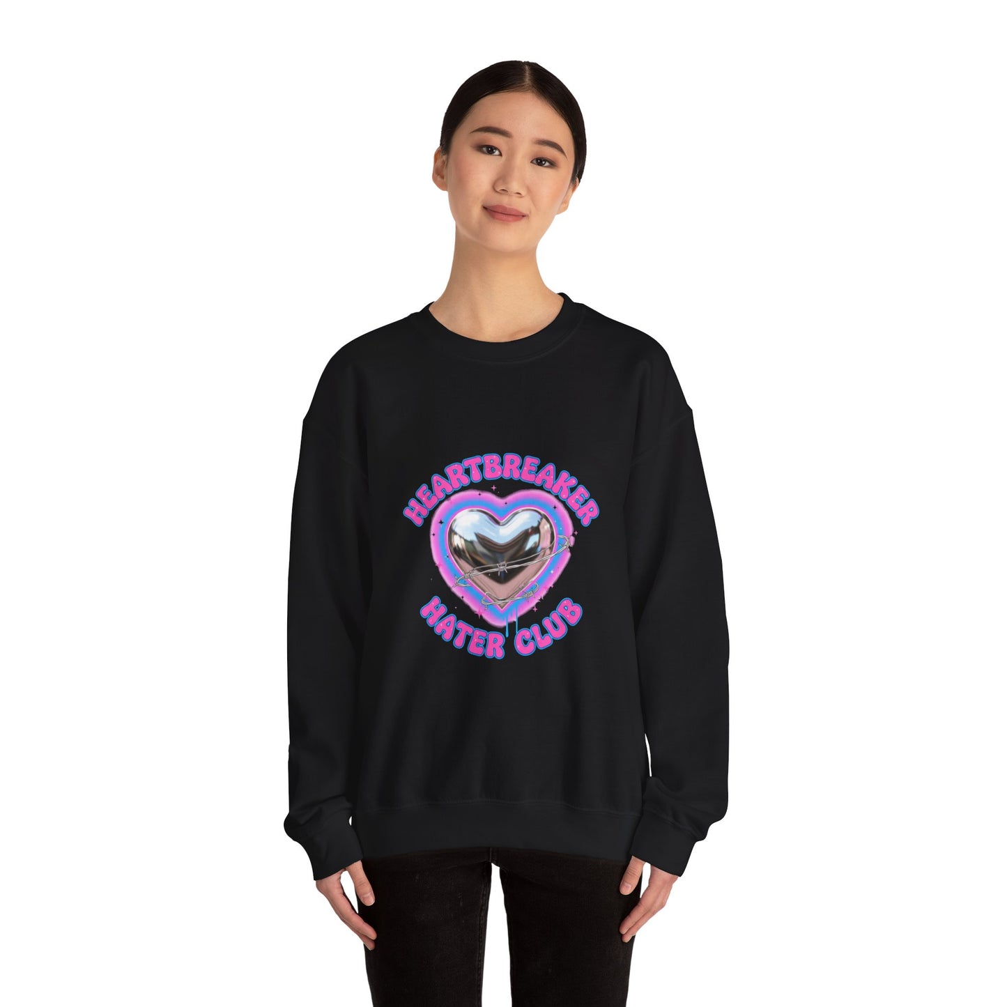 Neon Cherub Heartbreaker Hater Club Sweatshirt | airbrush shirt, Y2K graffiti