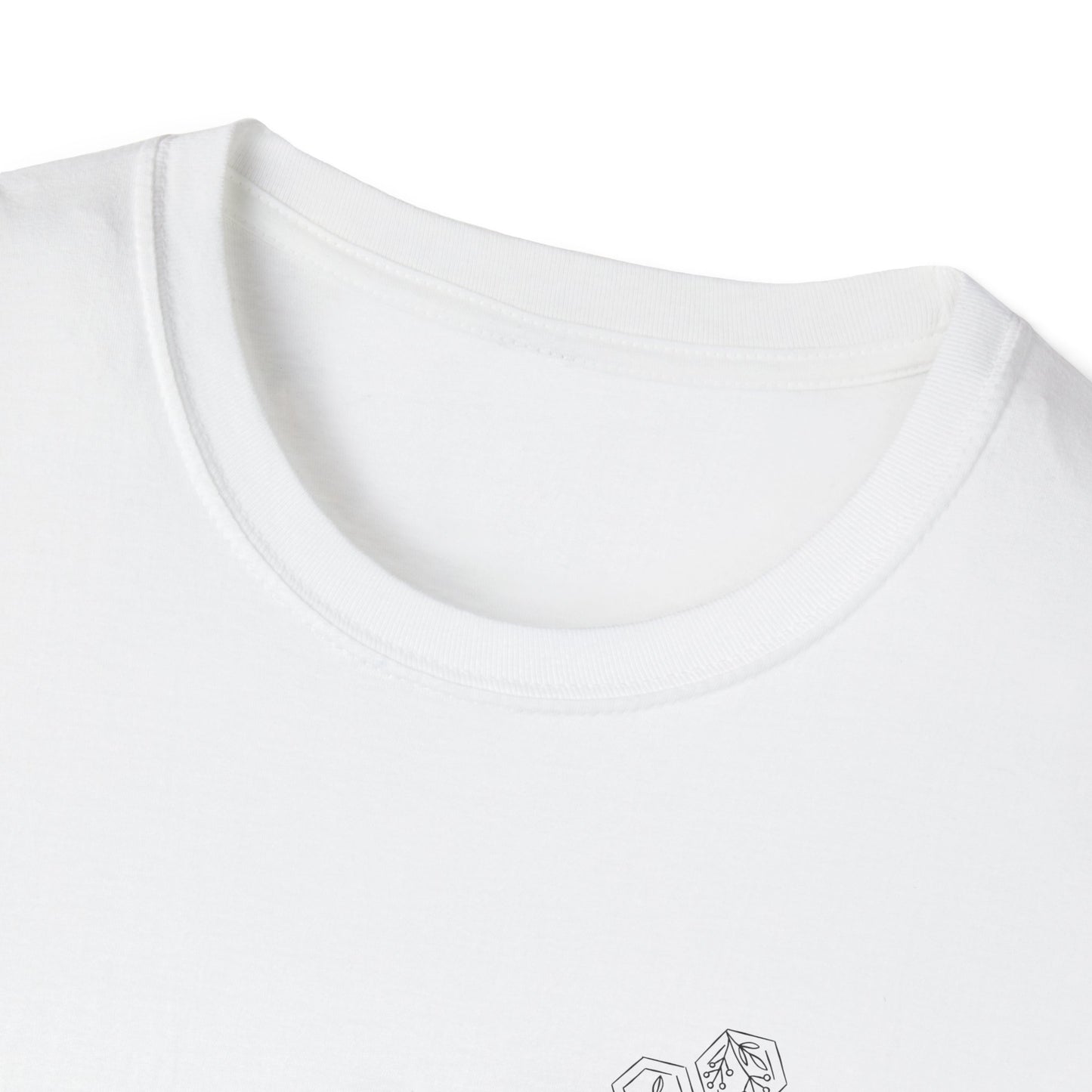 Heritage Home Floral Crest T-Shirt — Minimal Vintage Logo Tee