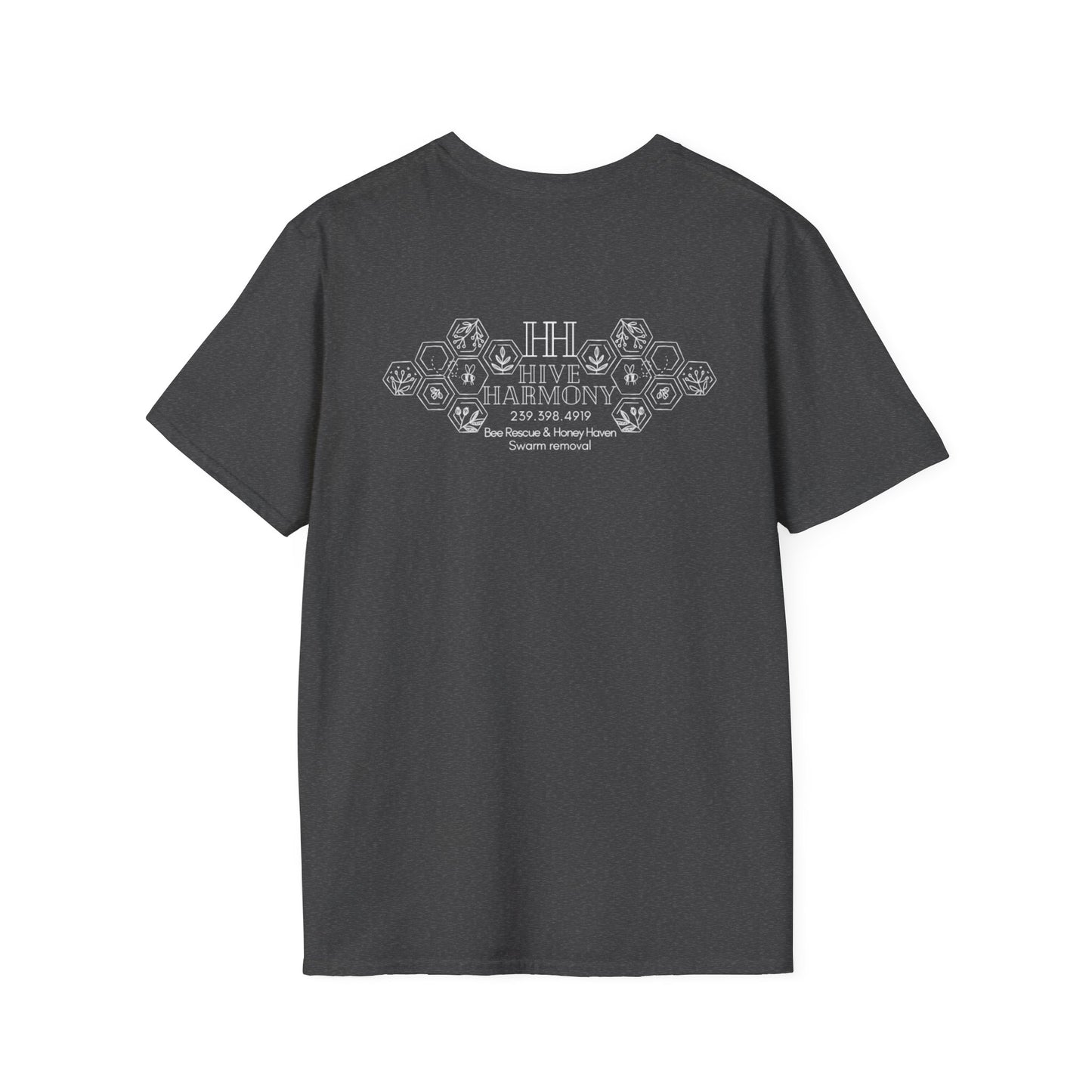 Heritage Home Floral Crest T-Shirt — Minimal Vintage Logo Tee