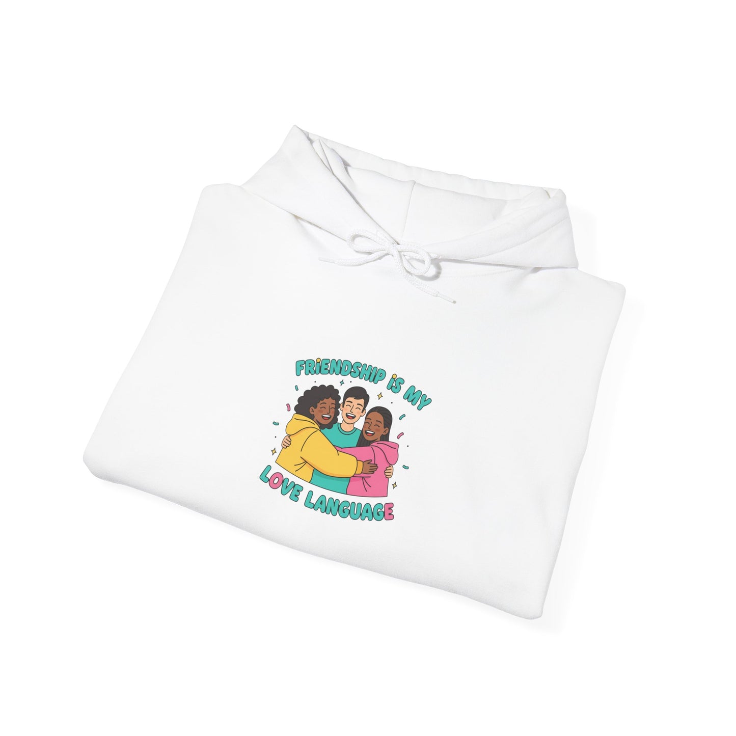 Platonic Love Hug Hoodie | Friendship-First, BFF Sweatshirt