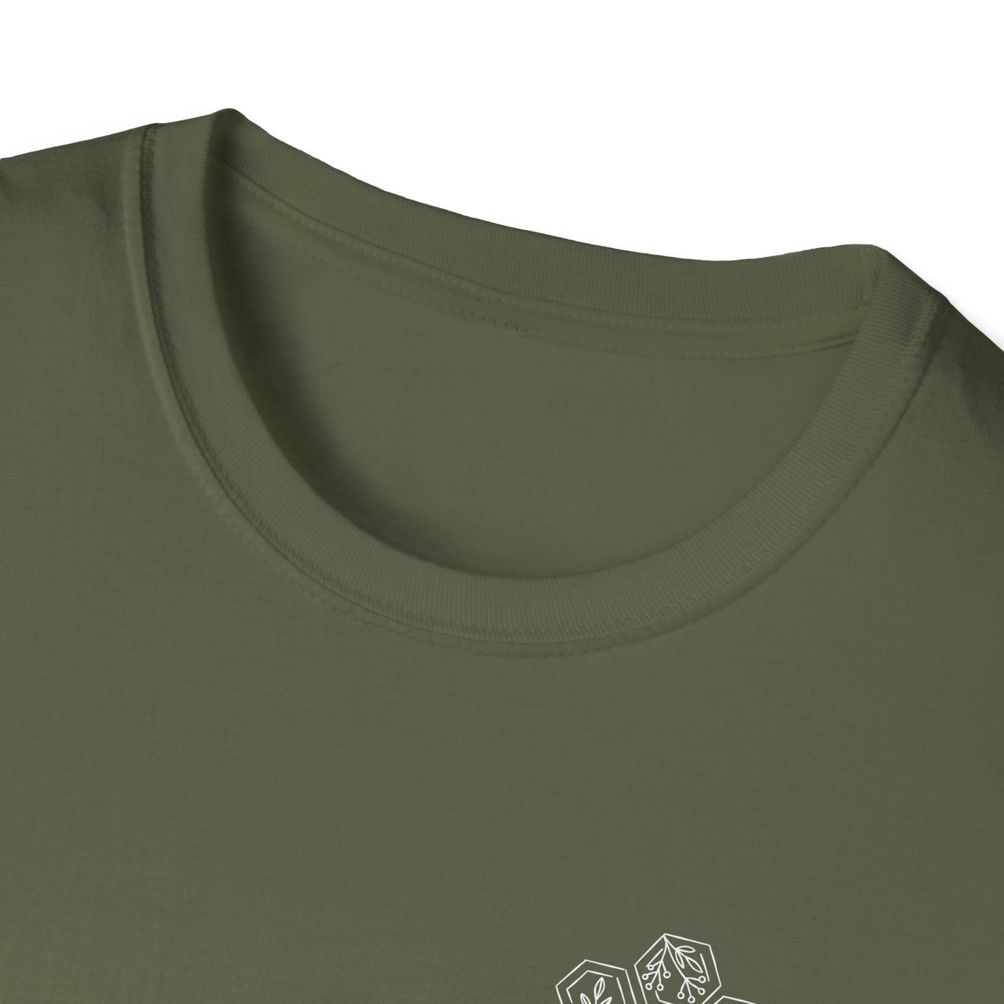 Heritage Home Floral Crest T-Shirt — Minimal Vintage Logo Tee