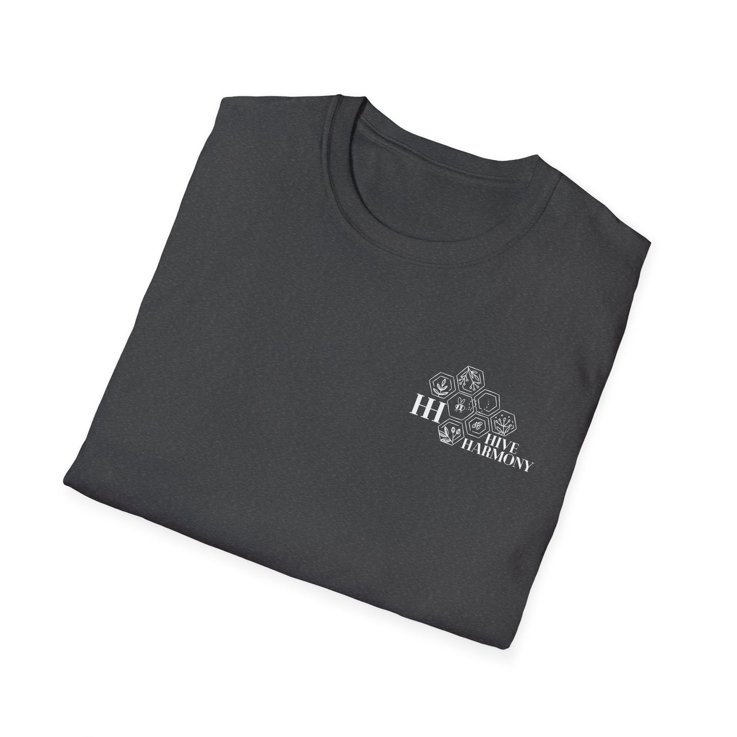 Heritage Home Floral Crest T-Shirt — Minimal Vintage Logo Tee