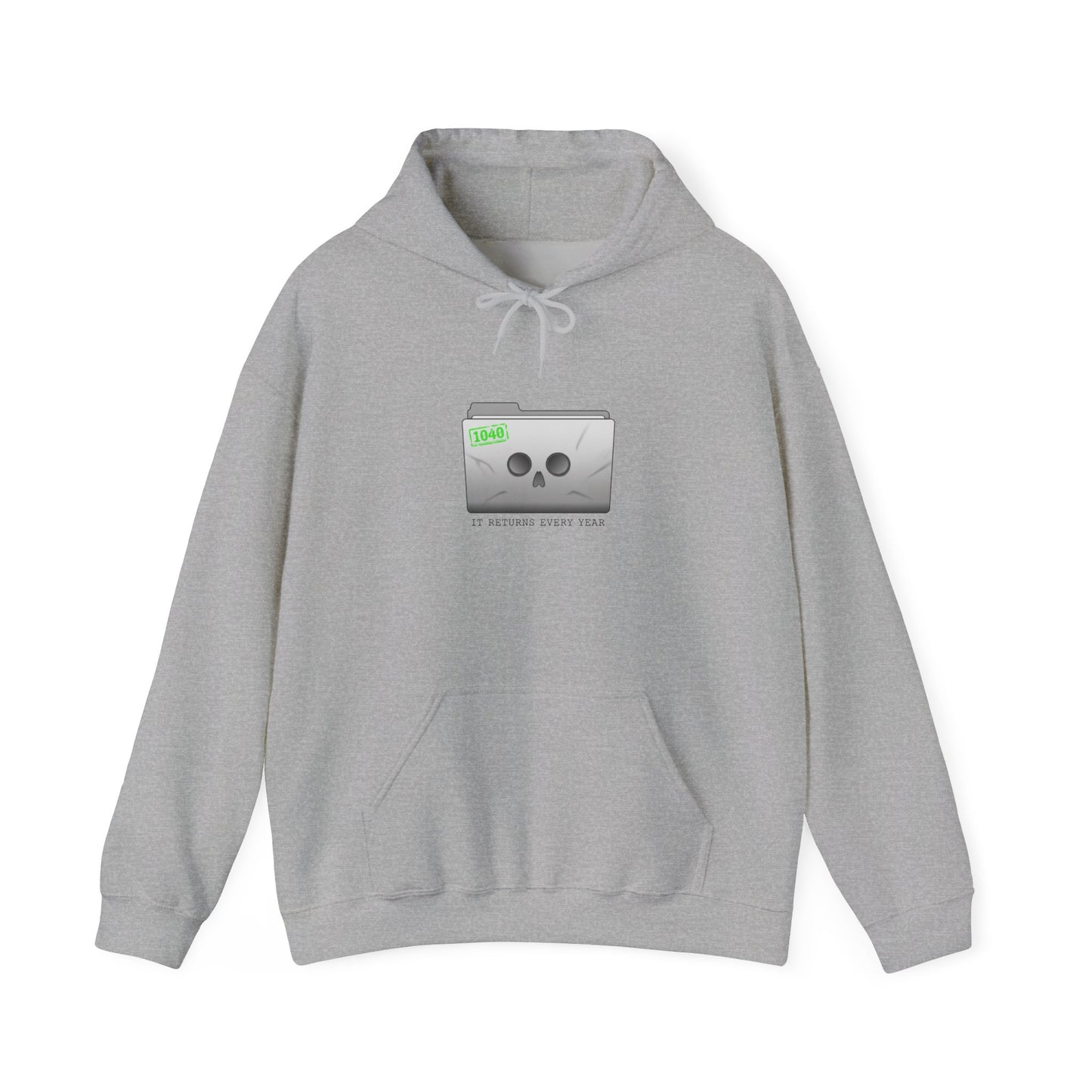 Tax Season Skull Ledger Hoodie | tax meme, IRS humor