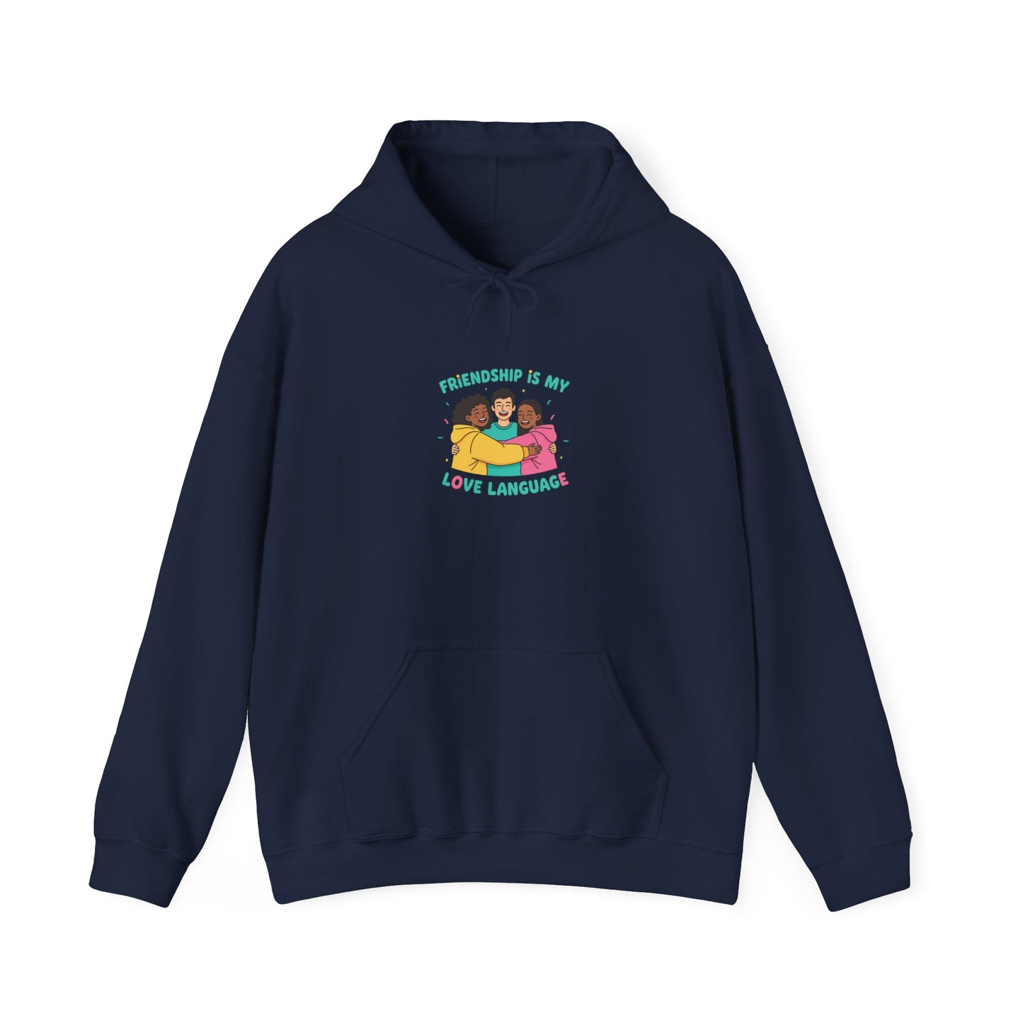 Platonic Love Hug Hoodie | Friendship-First, BFF Sweatshirt