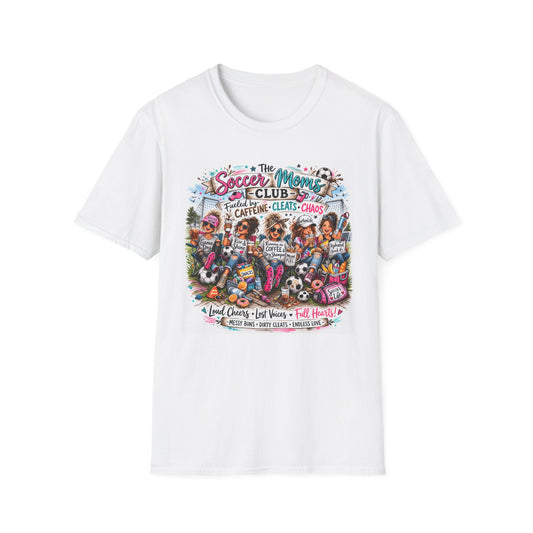 Soccer Mom Crazy Life T-Shirt — Bright Vibrant Soccer Mom Tee