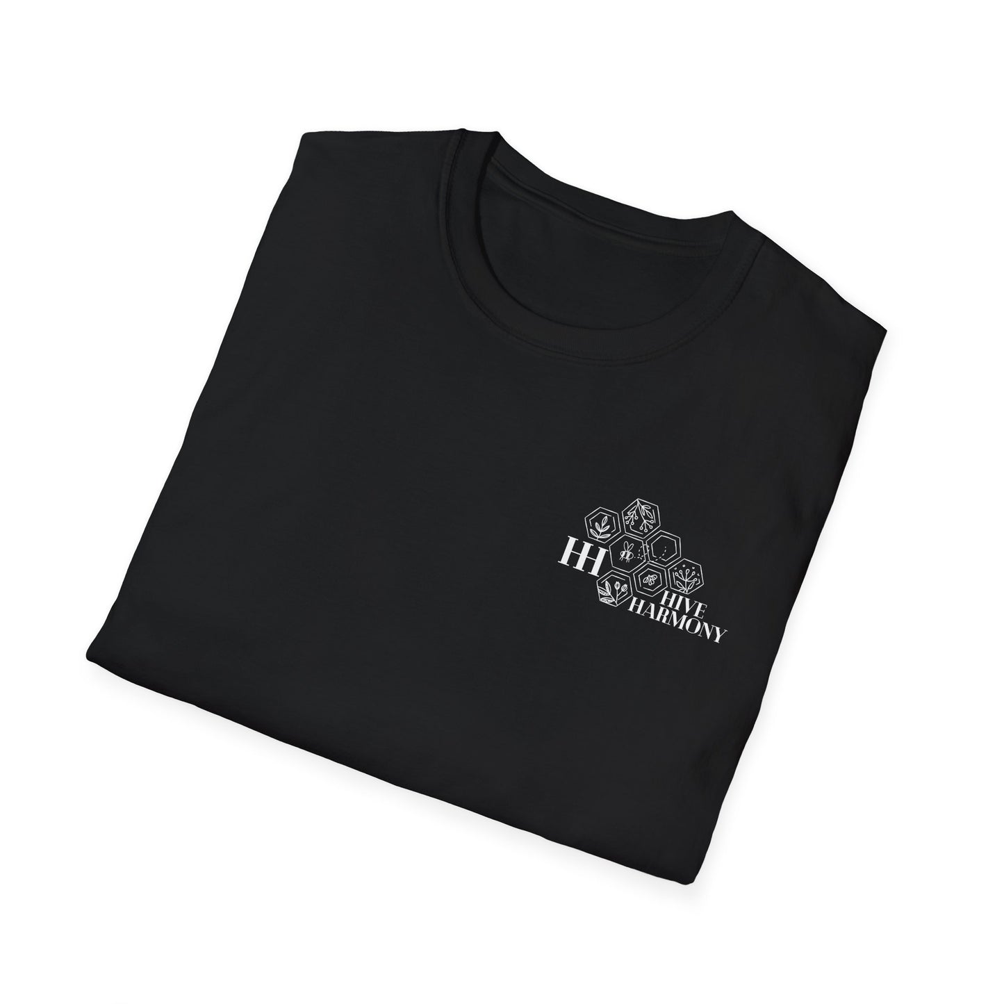 Heritage Home Floral Crest T-Shirt — Minimal Vintage Logo Tee
