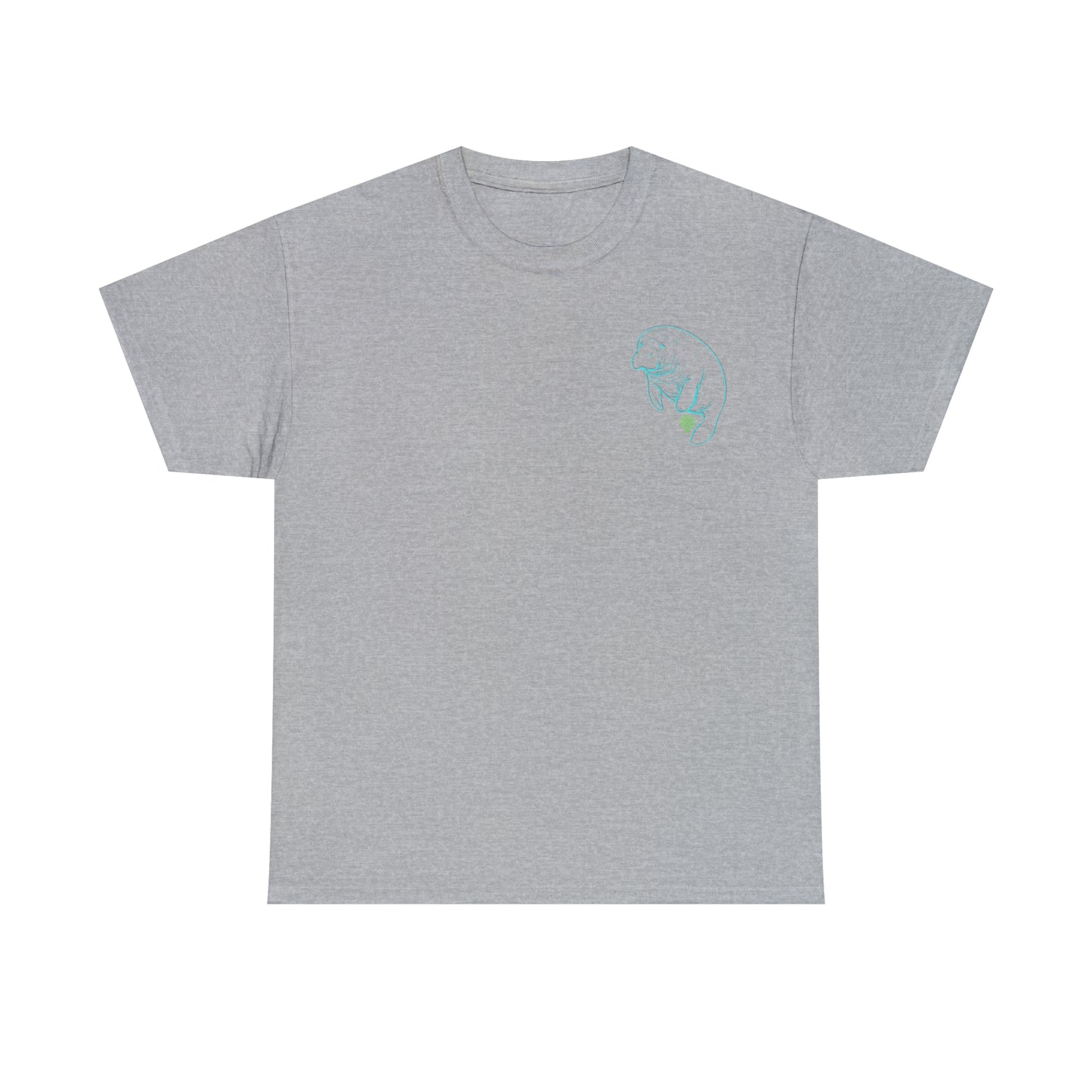 Manatees are Heroes Heavy Cotton Tee