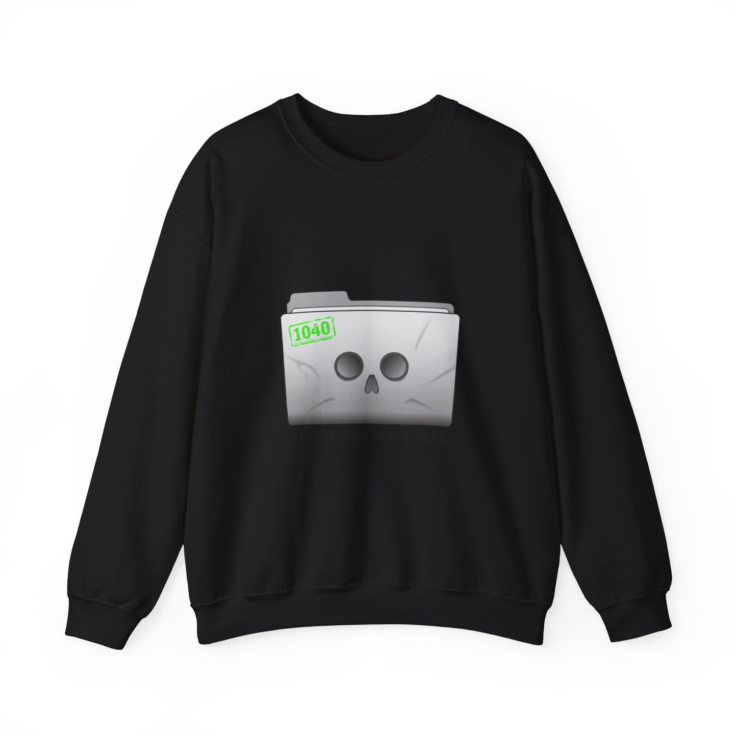 Tax Filing Skull 1040 Sweatshirt | tax meme, IRS humor