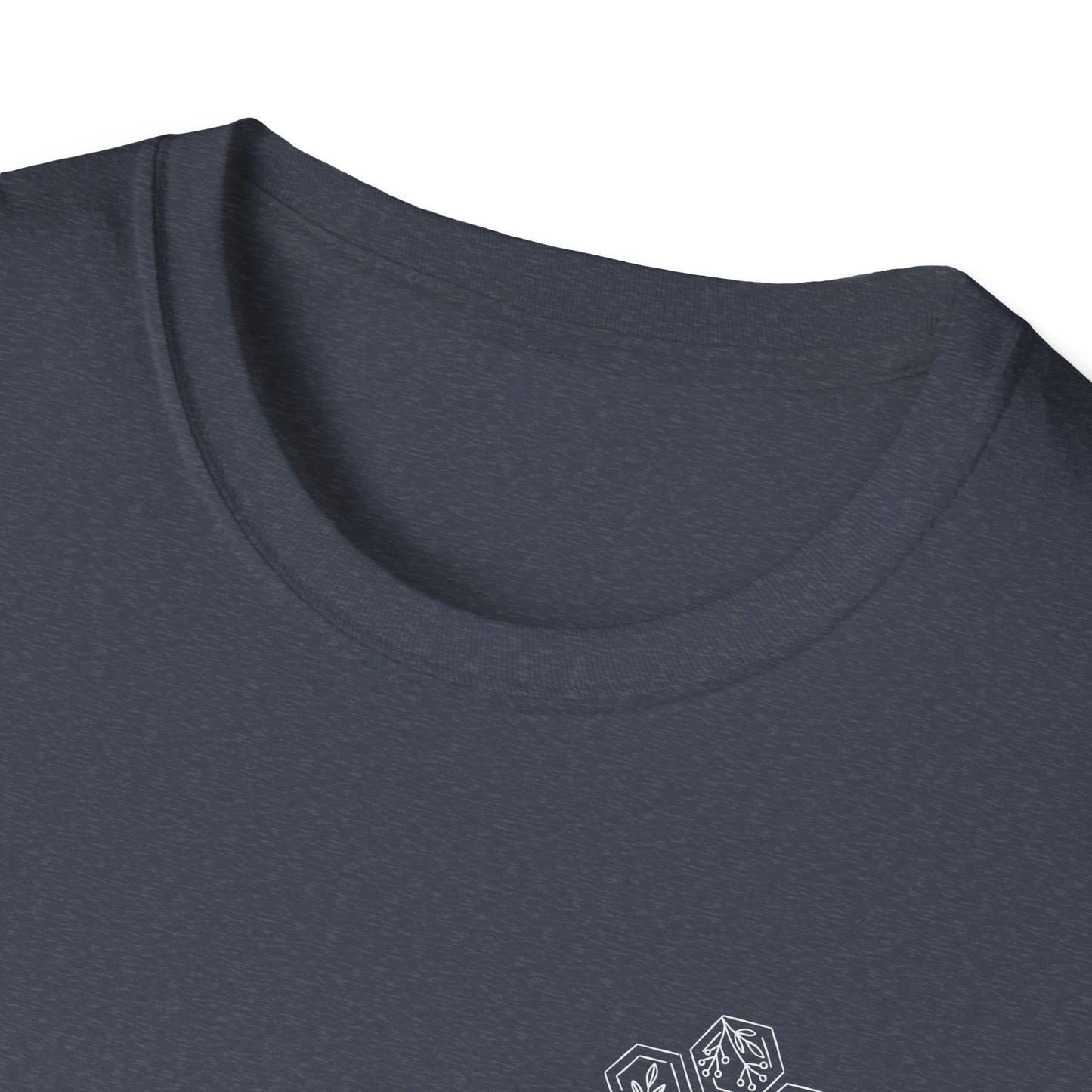 Heritage Home Floral Crest T-Shirt — Minimal Vintage Logo Tee