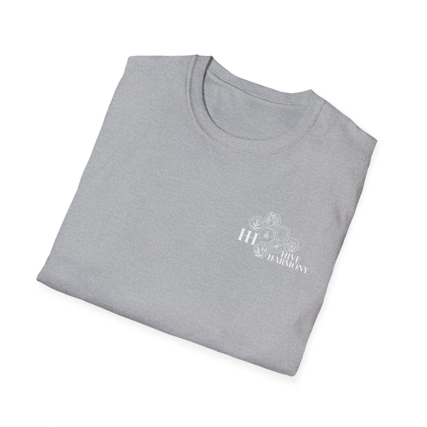 Heritage Home Floral Crest T-Shirt — Minimal Vintage Logo Tee