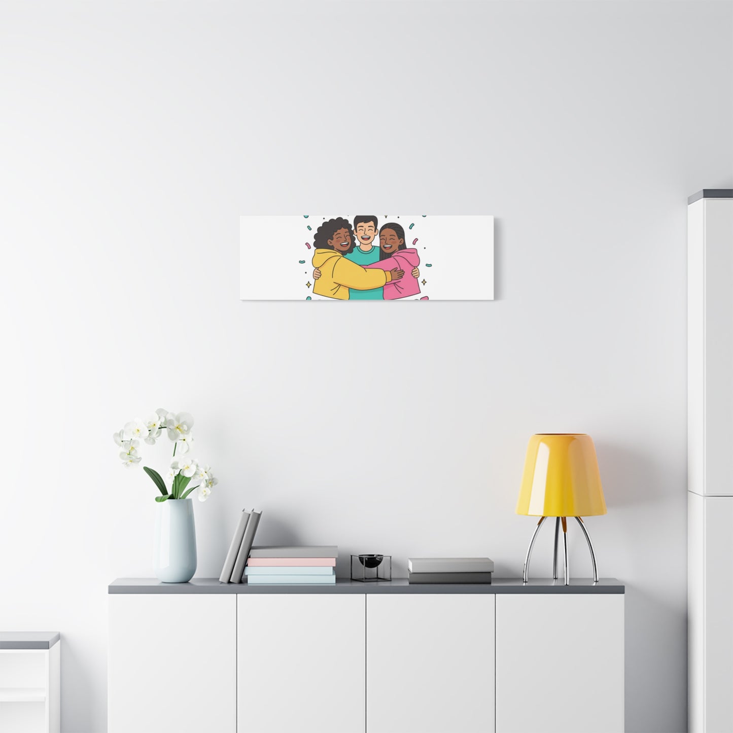 Friendship Is My Love Language Canvas | Platonic Love, Bestie Art
