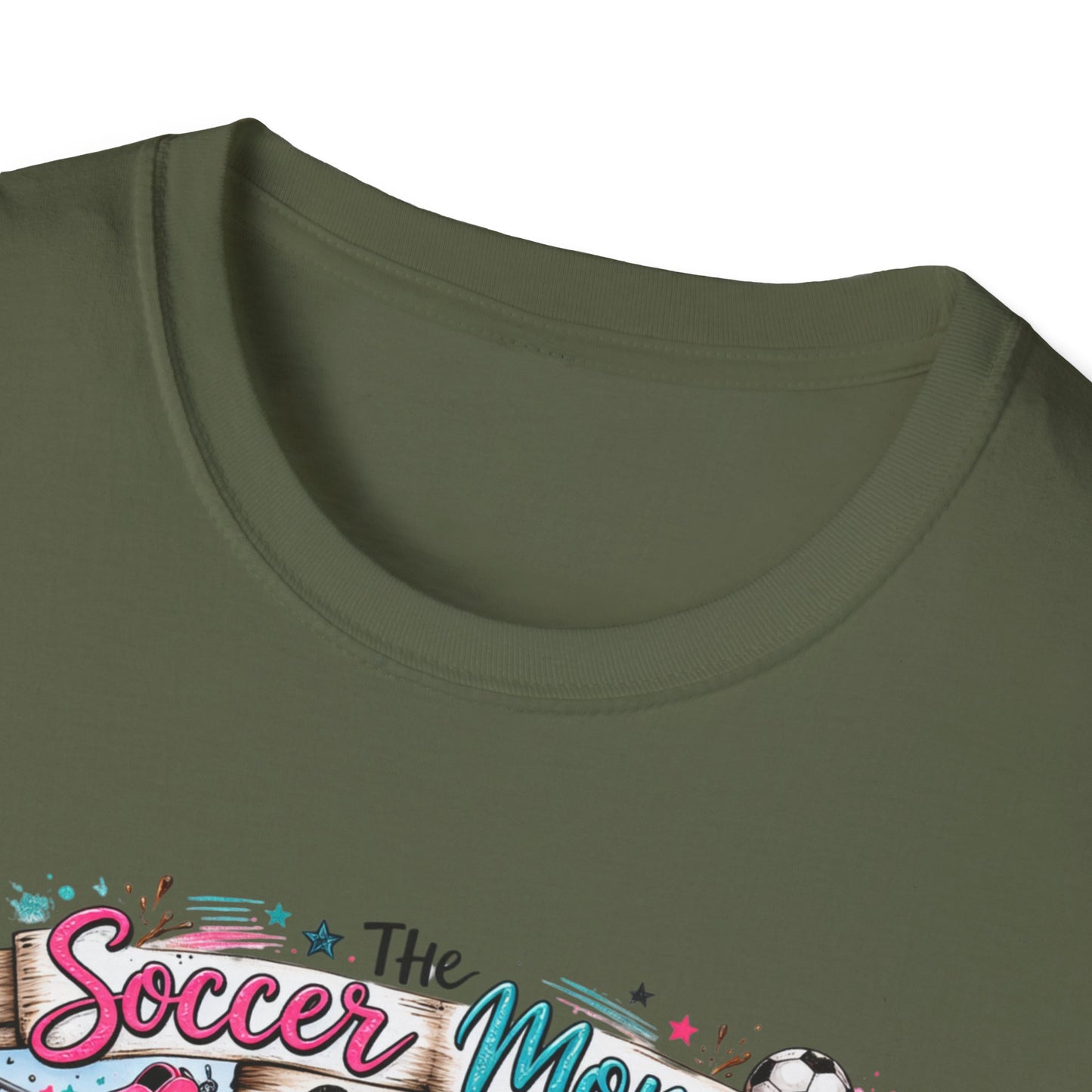 Soccer Mom Chaos Caffeine Cheering T-Shirt