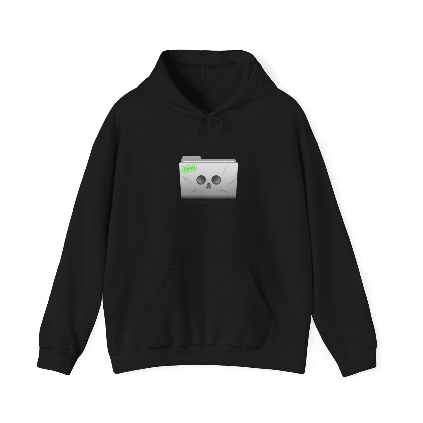 Tax Season Skull Ledger Hoodie | tax meme, IRS humor