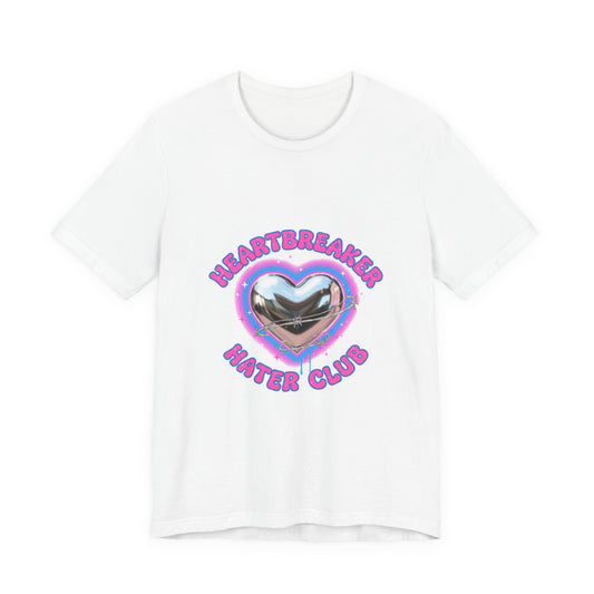 Heartbreaker Hater Club Tee | airbrush shirt, Y2K neon cherub