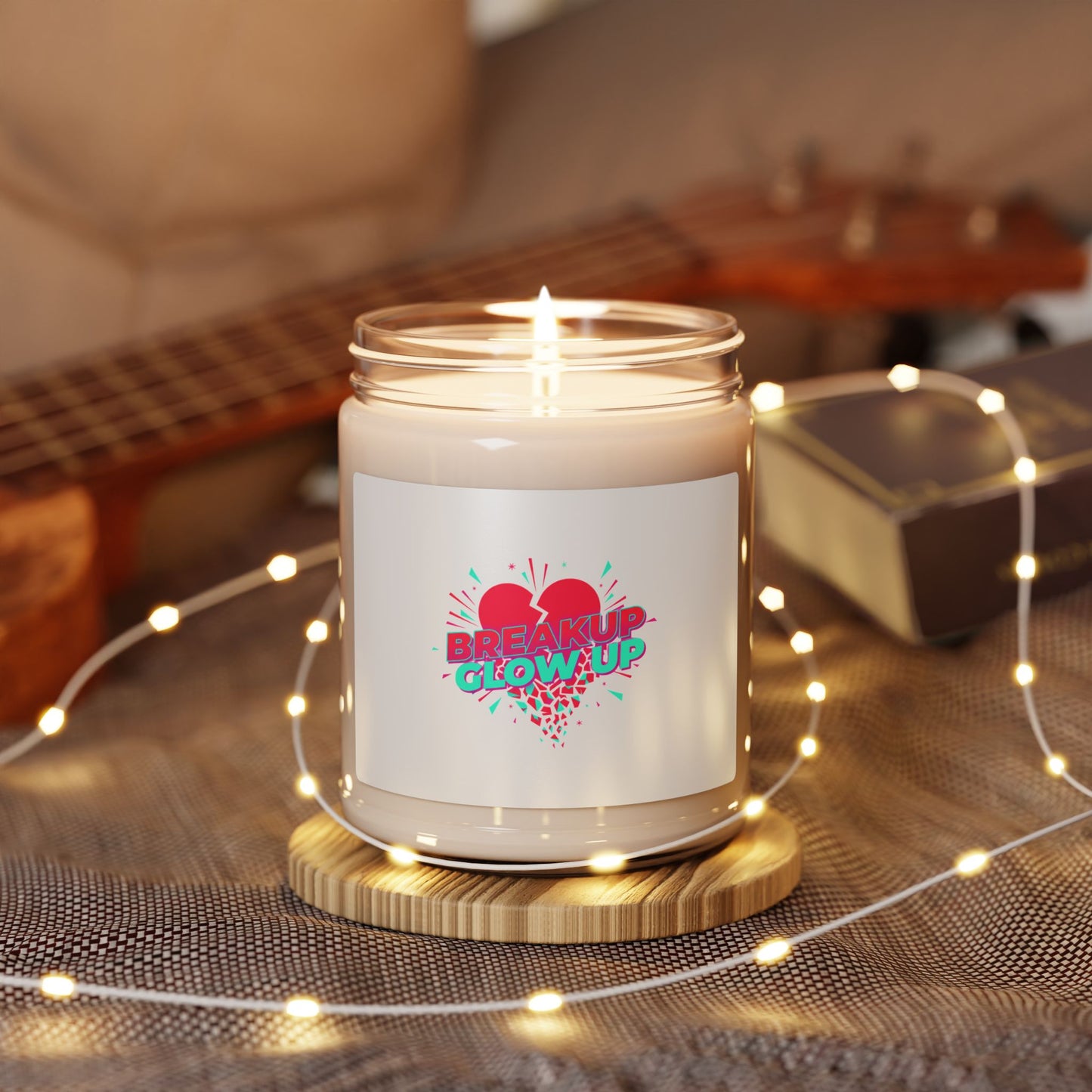Breakup Glow-Up Soy Candle, self upgrade, recharging single era