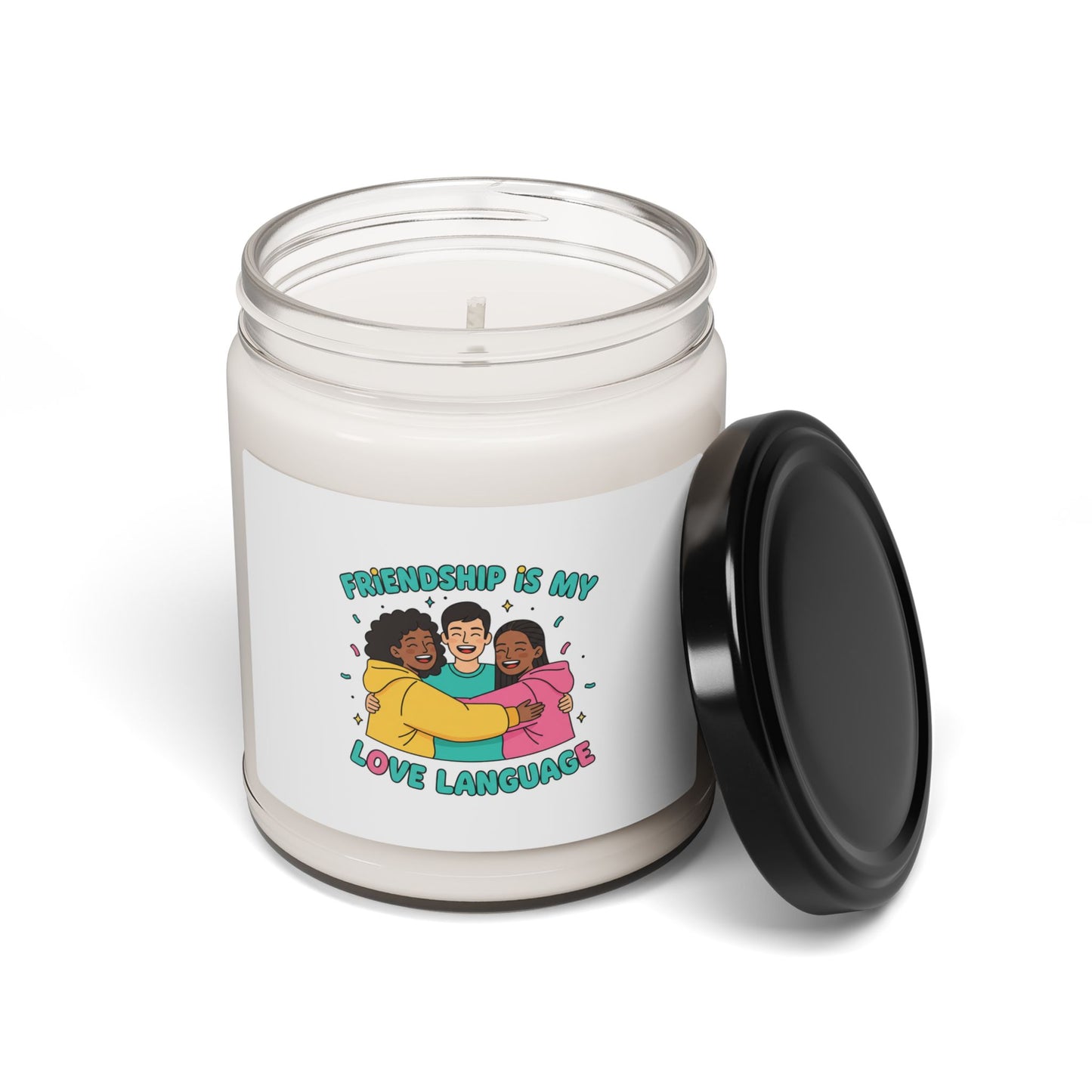 Friendship Is My Love Language Candle | Soy 9oz, Platonic Love Keepsake