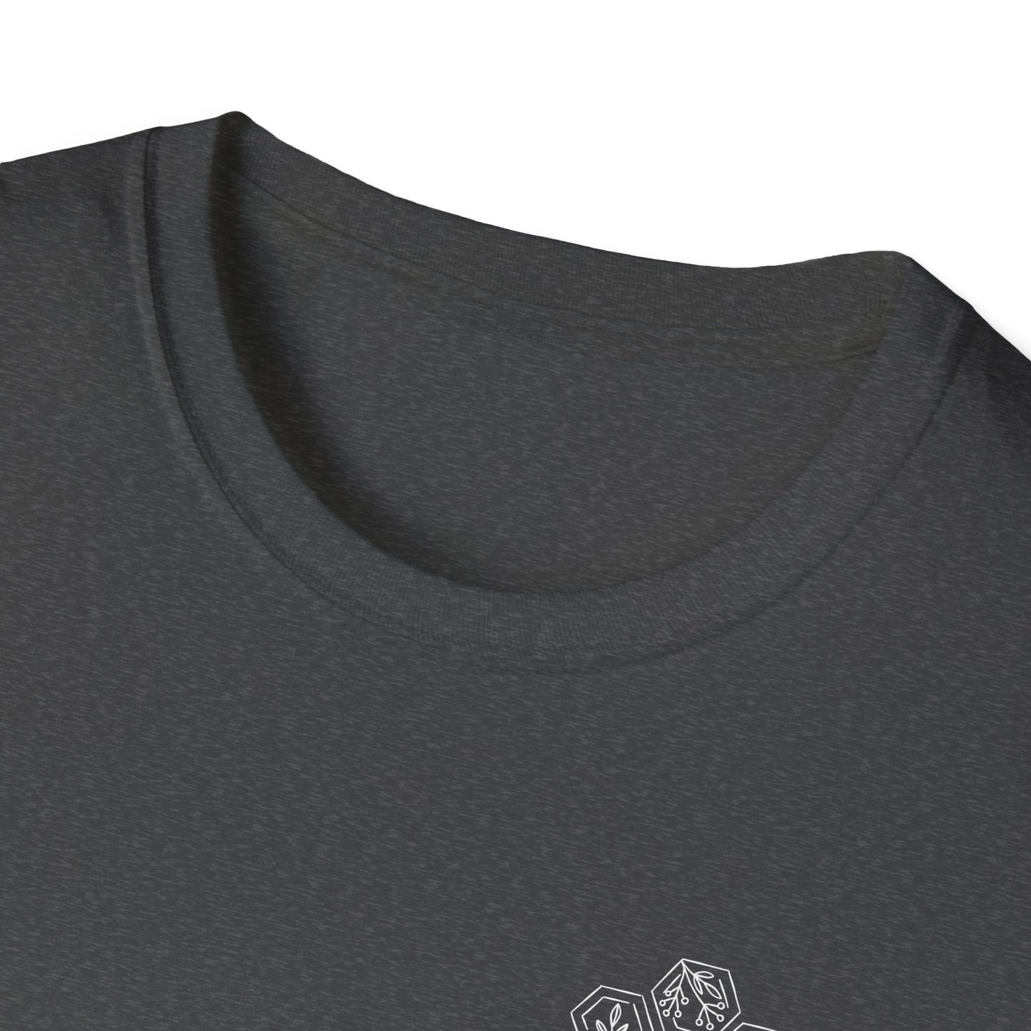 Heritage Home Floral Crest T-Shirt — Minimal Vintage Logo Tee