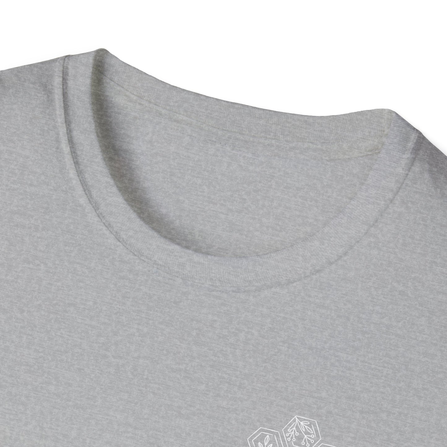 Heritage Home Floral Crest T-Shirt — Minimal Vintage Logo Tee