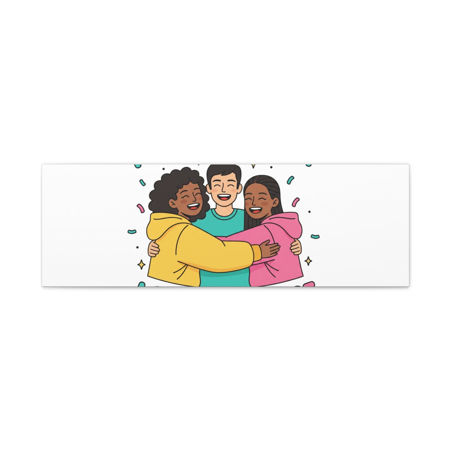 Friendship Is My Love Language Canvas | Platonic Love, Bestie Art