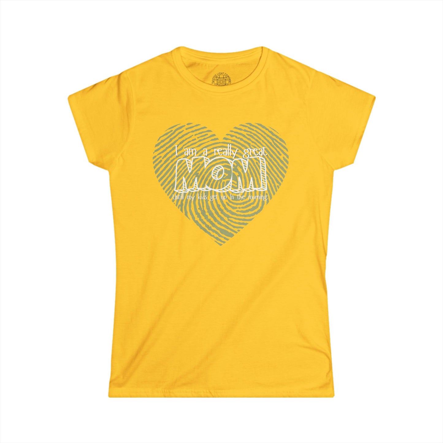 Women's Softstyle Tee "I am a great mom"