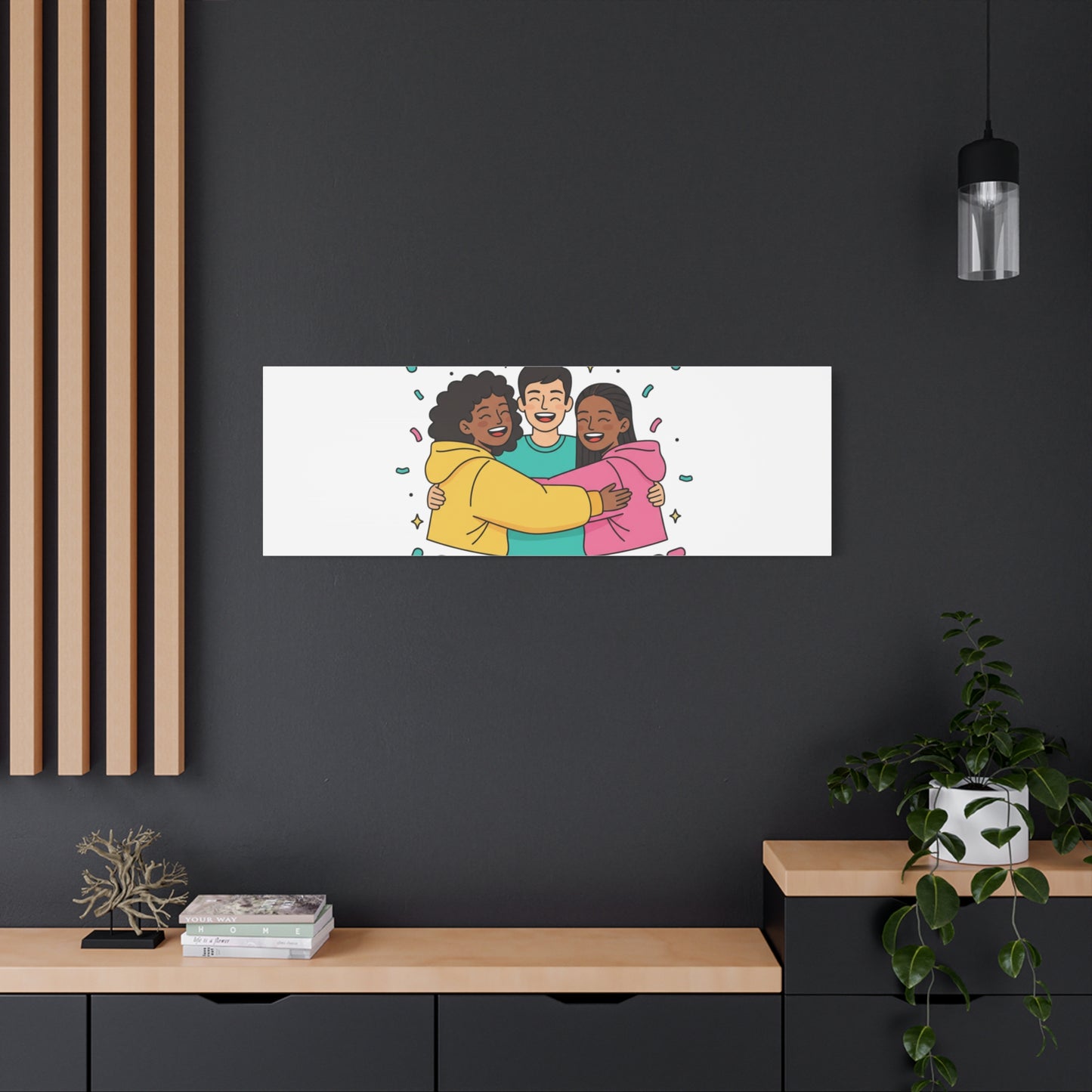 Friendship Is My Love Language Canvas | Platonic Love, Bestie Art