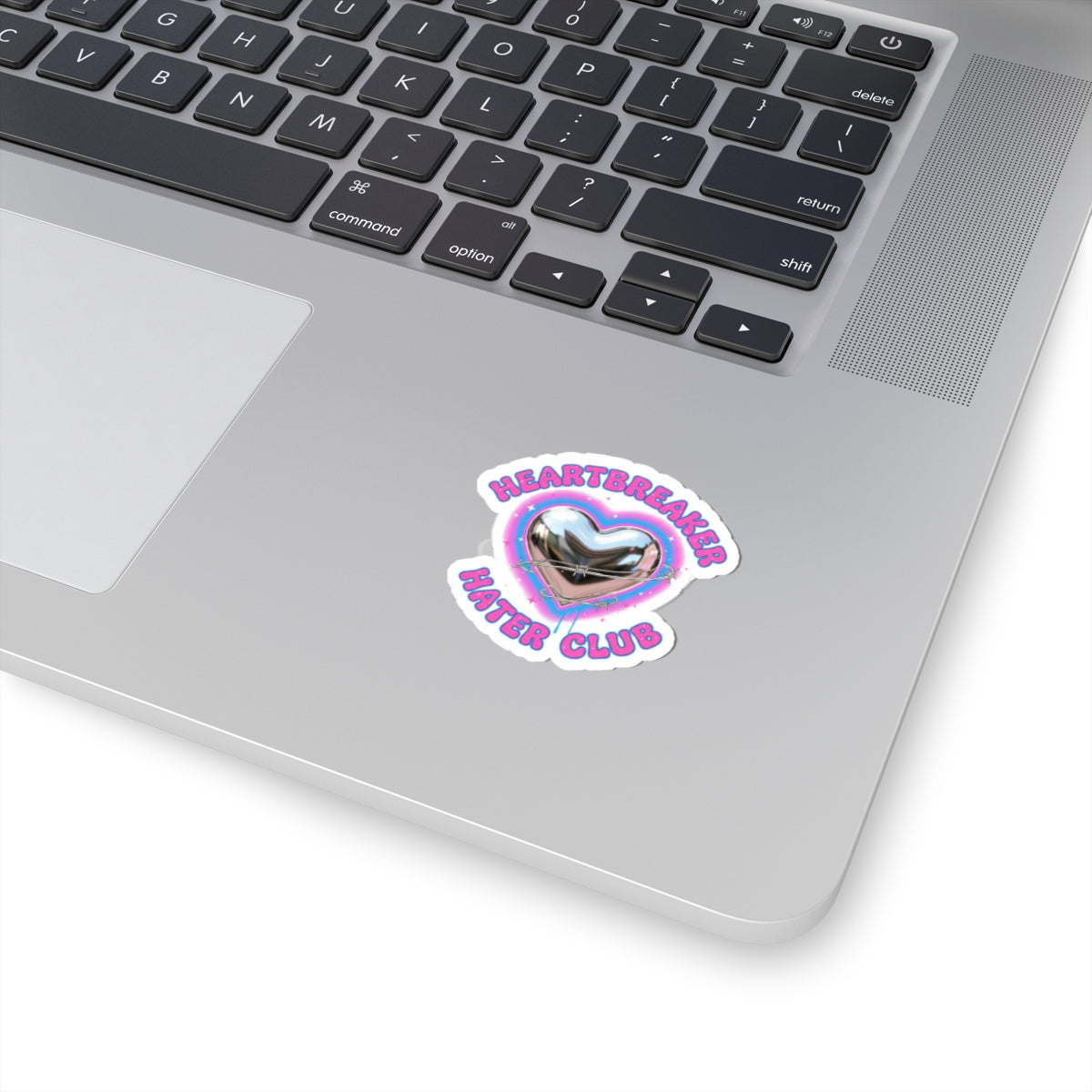Heartbreaker Hater Club sticker | neon airbrush, Y2K graffiti