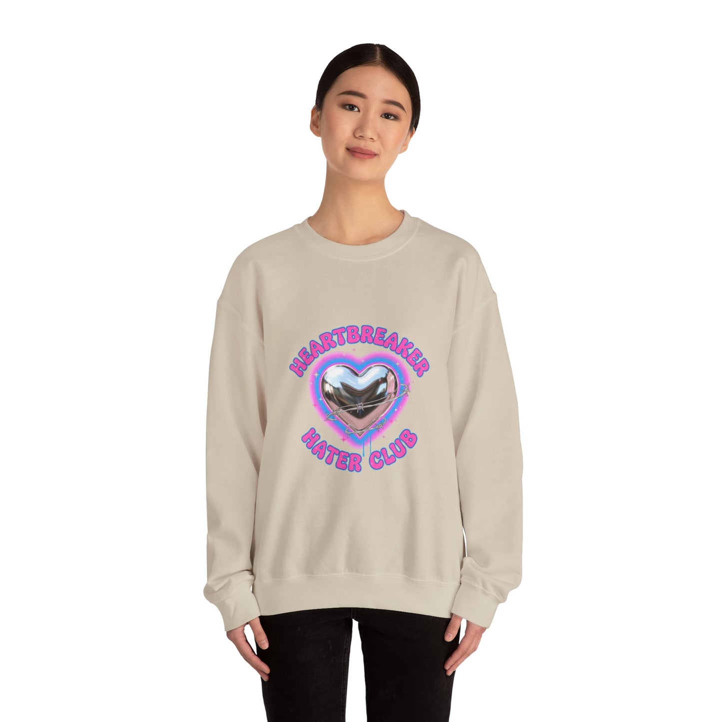 Neon Cherub Heartbreaker Hater Club Sweatshirt | airbrush shirt, Y2K graffiti