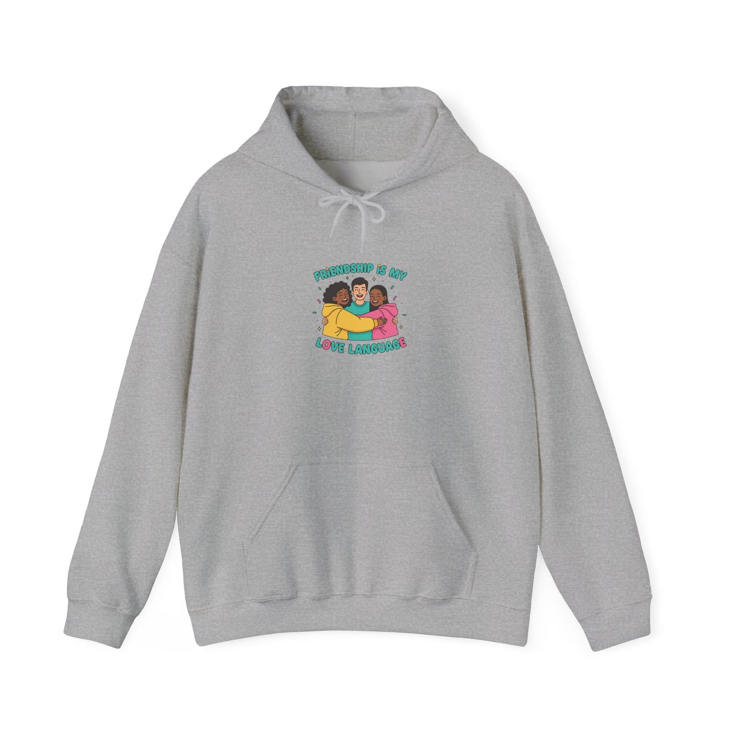 Platonic Love Hug Hoodie | Friendship-First, BFF Sweatshirt