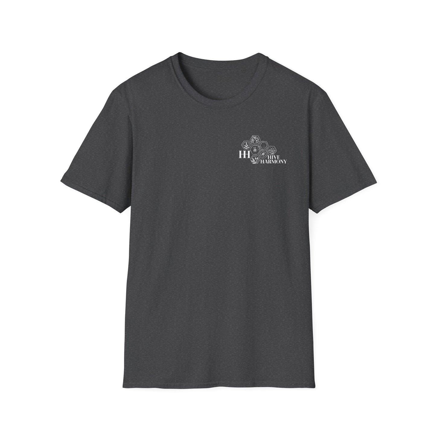 Heritage Home Floral Crest T-Shirt — Minimal Vintage Logo Tee