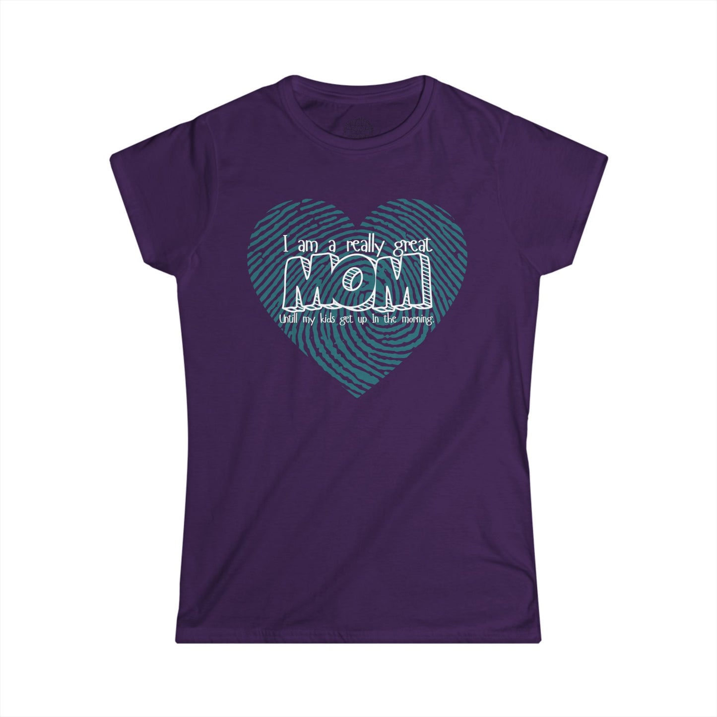 Women's Softstyle Tee "I am a great mom"