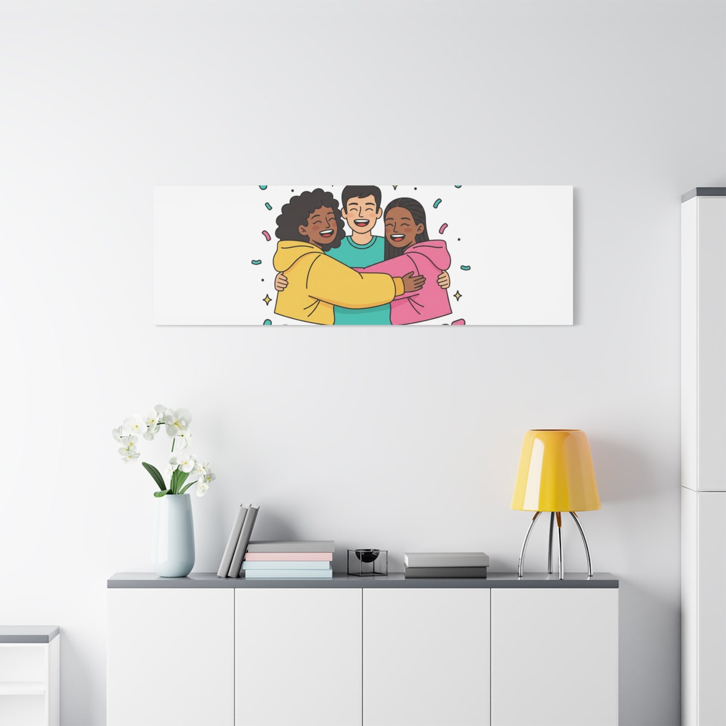 Friendship Is My Love Language Canvas | Platonic Love, Bestie Art