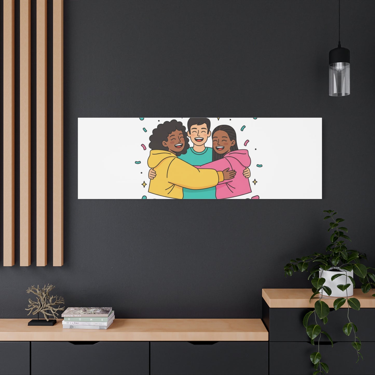 Friendship Is My Love Language Canvas | Platonic Love, Bestie Art